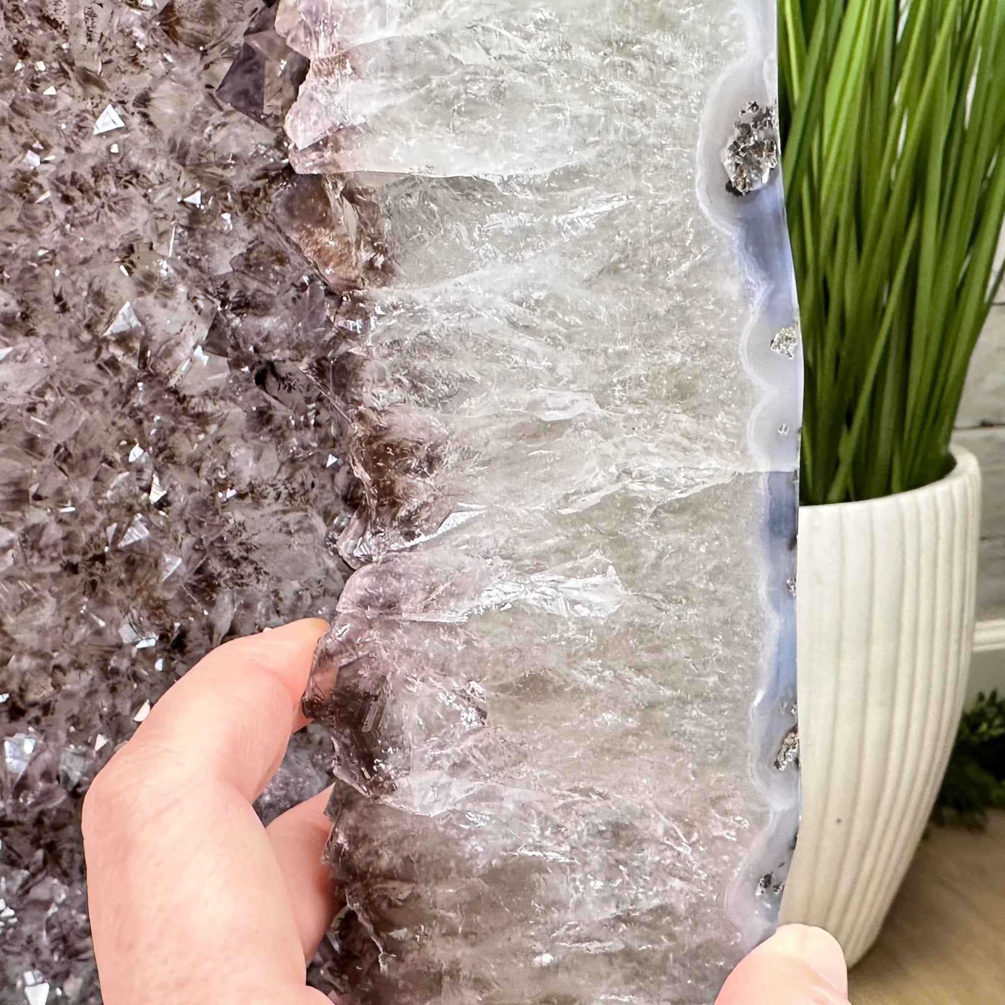 Extra Quality Polished Brazilian Amethyst Cathedral, 192.8 lbs & 43" tall Model #5602-0148 by Brazil Gems - Brazil GemsBrazil GemsExtra Quality Polished Brazilian Amethyst Cathedral, 192.8 lbs & 43" tall Model #5602-0148 by Brazil GemsPolished Cathedrals5602-0148