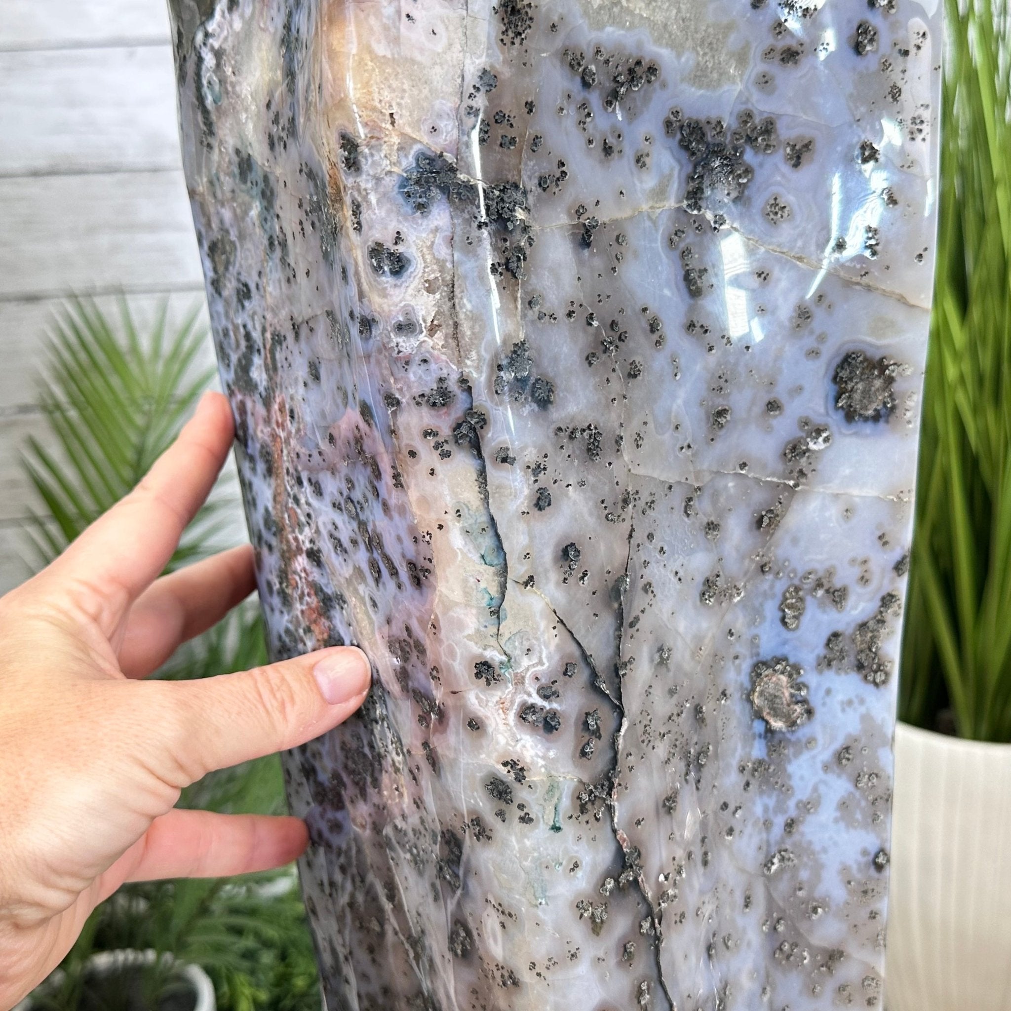 Extra Quality Polished Brazilian Amethyst Cathedral, 192.8 lbs & 43" tall Model #5602-0148 by Brazil Gems - Brazil GemsBrazil GemsExtra Quality Polished Brazilian Amethyst Cathedral, 192.8 lbs & 43" tall Model #5602-0148 by Brazil GemsPolished Cathedrals5602-0148