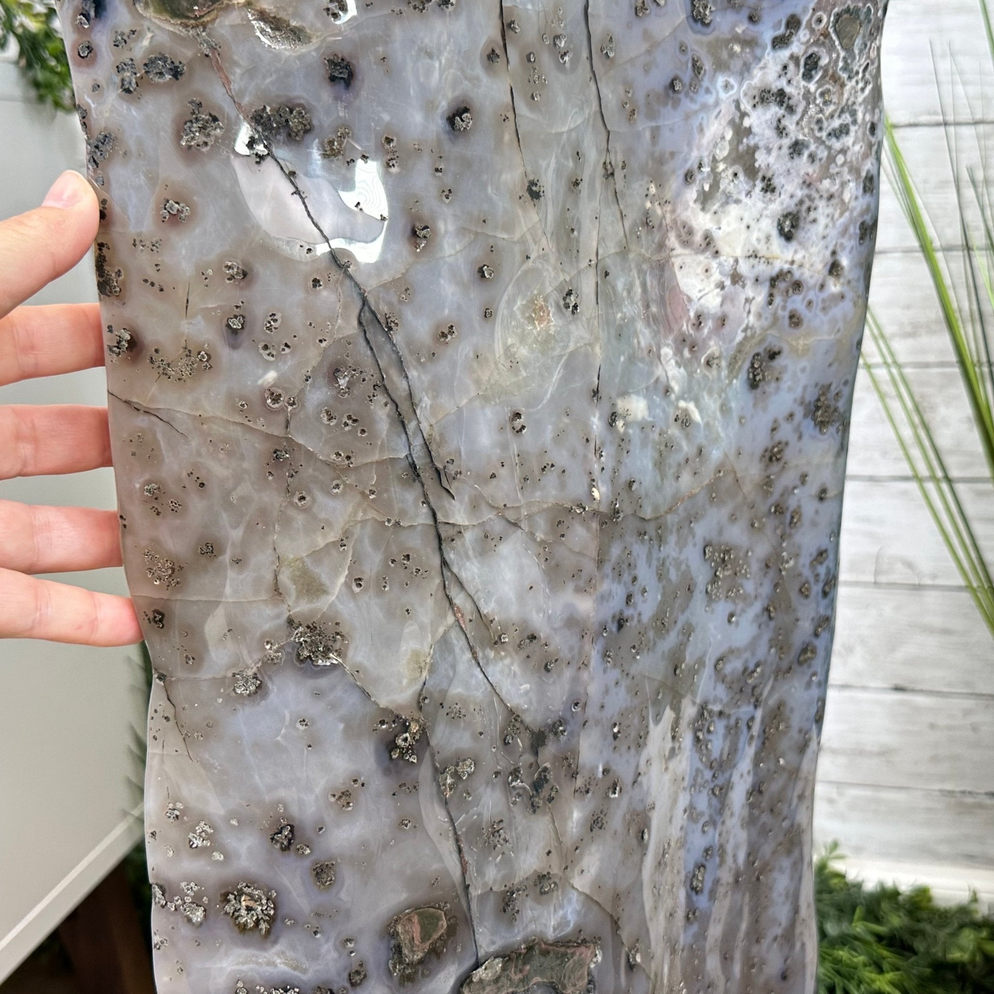 Extra Quality Polished Brazilian Amethyst Cathedral, 192.8 lbs & 43" tall Model #5602-0148 by Brazil Gems - Brazil GemsBrazil GemsExtra Quality Polished Brazilian Amethyst Cathedral, 192.8 lbs & 43" tall Model #5602-0148 by Brazil GemsPolished Cathedrals5602-0148