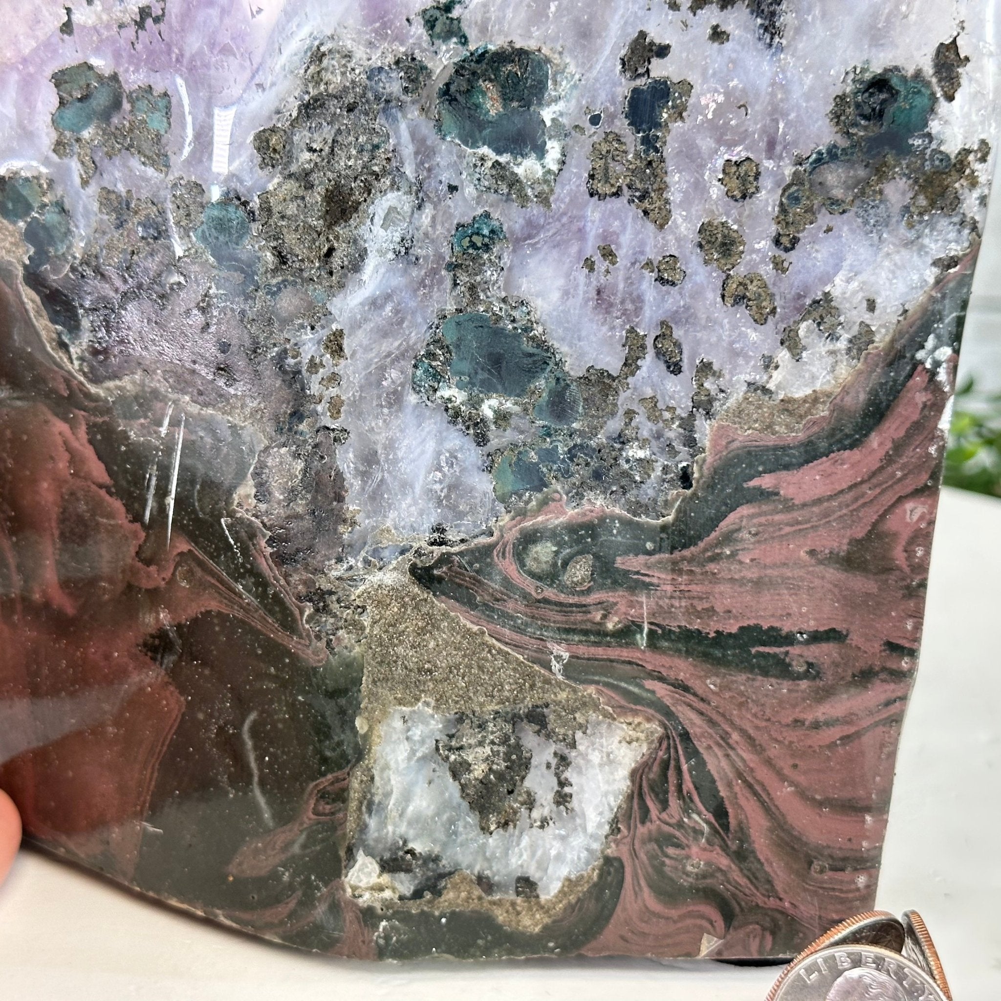 Extra Quality Polished Brazilian Amethyst Cathedral, 37 lbs & 13.5" tall Model #5602-0189 by Brazil Gems - Brazil GemsBrazil GemsExtra Quality Polished Brazilian Amethyst Cathedral, 37 lbs & 13.5" tall Model #5602-0189 by Brazil GemsPolished Cathedrals5602-0189