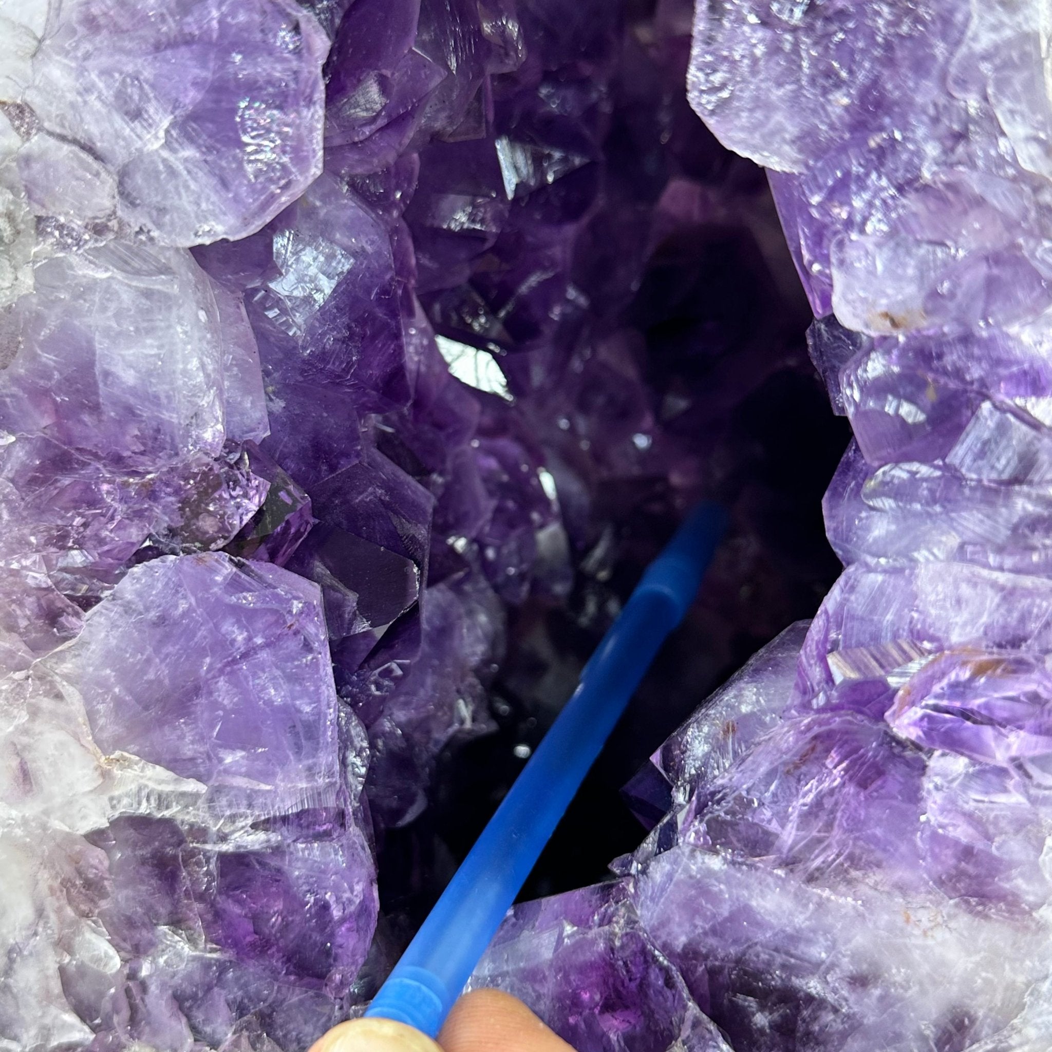 Extra Quality Polished Brazilian Amethyst Cathedral, 37 lbs & 13.5" tall Model #5602-0189 by Brazil Gems - Brazil GemsBrazil GemsExtra Quality Polished Brazilian Amethyst Cathedral, 37 lbs & 13.5" tall Model #5602-0189 by Brazil GemsPolished Cathedrals5602-0189