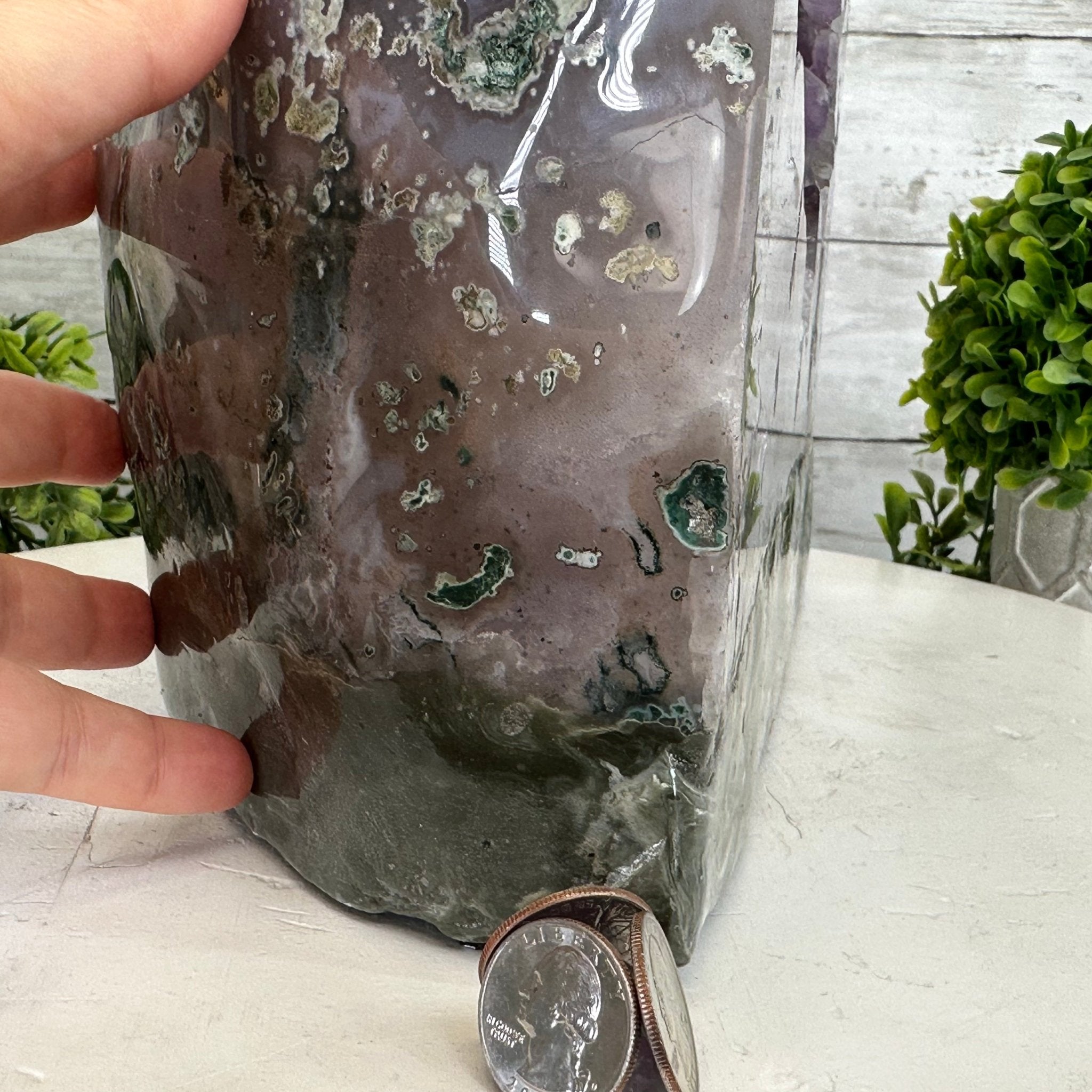 Extra Quality Polished Brazilian Amethyst Cathedral, 40 lbs & 15.5" tall Model #5602-0157 by Brazil Gems - Brazil GemsBrazil GemsExtra Quality Polished Brazilian Amethyst Cathedral, 40 lbs & 15.5" tall Model #5602-0157 by Brazil GemsPolished Cathedrals5602-0157