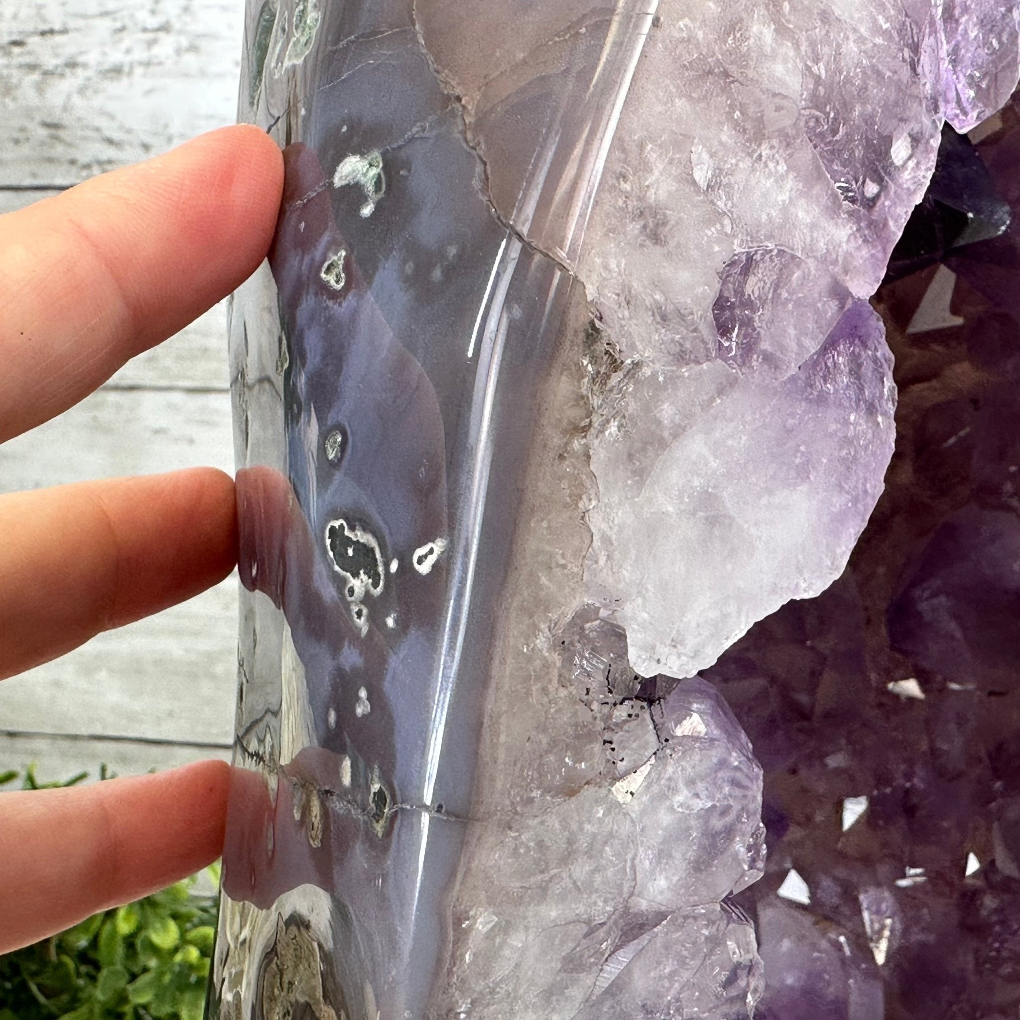 Extra Quality Polished Brazilian Amethyst Cathedral, 40 lbs & 15.5" tall Model #5602-0157 by Brazil Gems - Brazil GemsBrazil GemsExtra Quality Polished Brazilian Amethyst Cathedral, 40 lbs & 15.5" tall Model #5602-0157 by Brazil GemsPolished Cathedrals5602-0157
