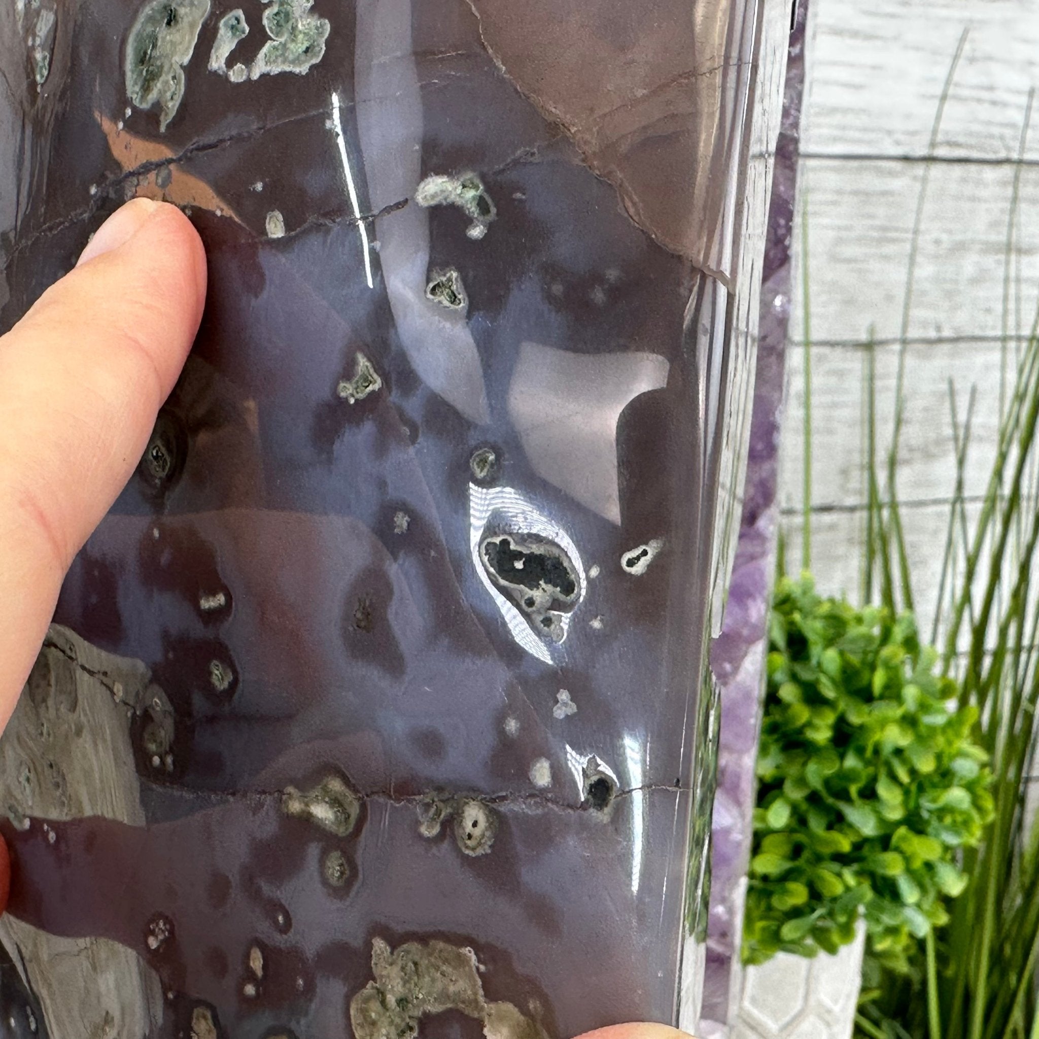 Extra Quality Polished Brazilian Amethyst Cathedral, 40 lbs & 15.5" tall Model #5602-0157 by Brazil Gems - Brazil GemsBrazil GemsExtra Quality Polished Brazilian Amethyst Cathedral, 40 lbs & 15.5" tall Model #5602-0157 by Brazil GemsPolished Cathedrals5602-0157