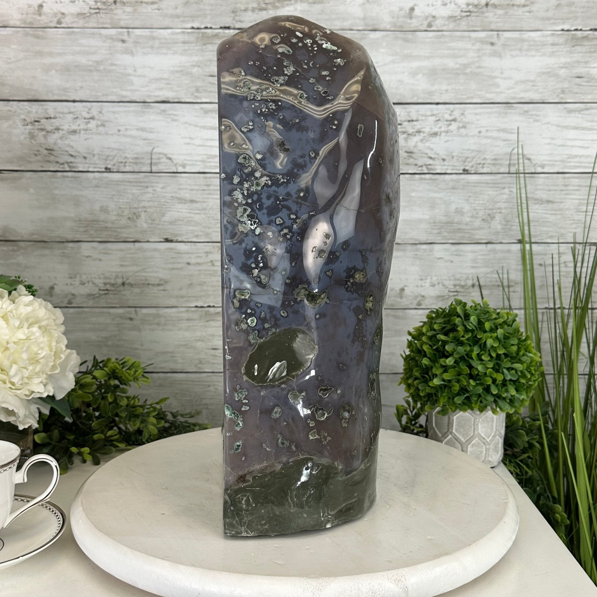 Extra Quality Polished Brazilian Amethyst Cathedral, 40 lbs & 15.5" tall Model #5602-0157 by Brazil Gems - Brazil GemsBrazil GemsExtra Quality Polished Brazilian Amethyst Cathedral, 40 lbs & 15.5" tall Model #5602-0157 by Brazil GemsPolished Cathedrals5602-0157