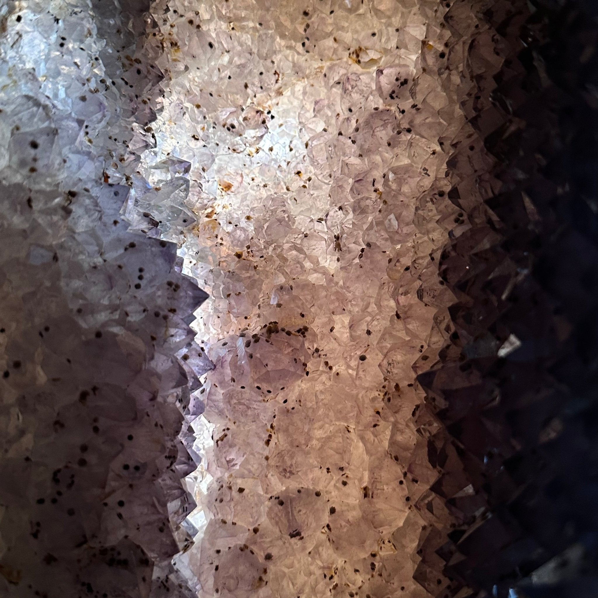 Extra Quality Polished Brazilian Amethyst Cathedral, 47.2 lbs & 18.6" tall Model #5602-0194 by Brazil Gems - Brazil GemsBrazil GemsExtra Quality Polished Brazilian Amethyst Cathedral, 47.2 lbs & 18.6" tall Model #5602-0194 by Brazil GemsPolished Cathedrals5602-0194