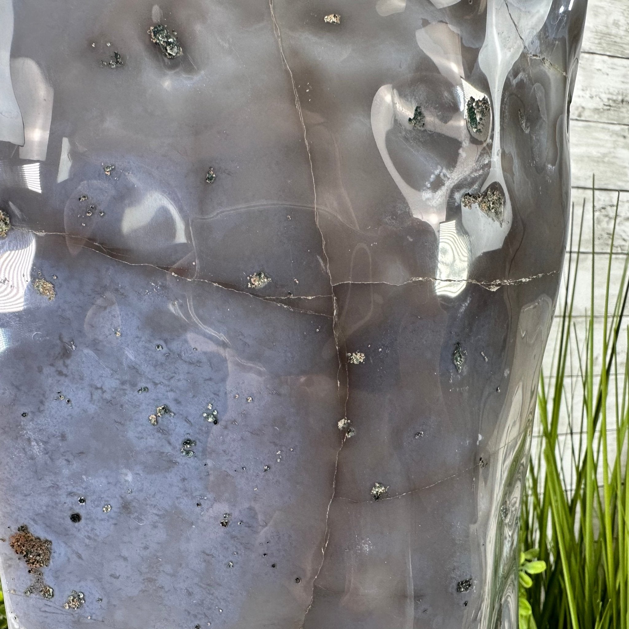 Extra Quality Polished Brazilian Amethyst Cathedral, 47.2 lbs & 18.6" tall Model #5602-0194 by Brazil Gems - Brazil GemsBrazil GemsExtra Quality Polished Brazilian Amethyst Cathedral, 47.2 lbs & 18.6" tall Model #5602-0194 by Brazil GemsPolished Cathedrals5602-0194