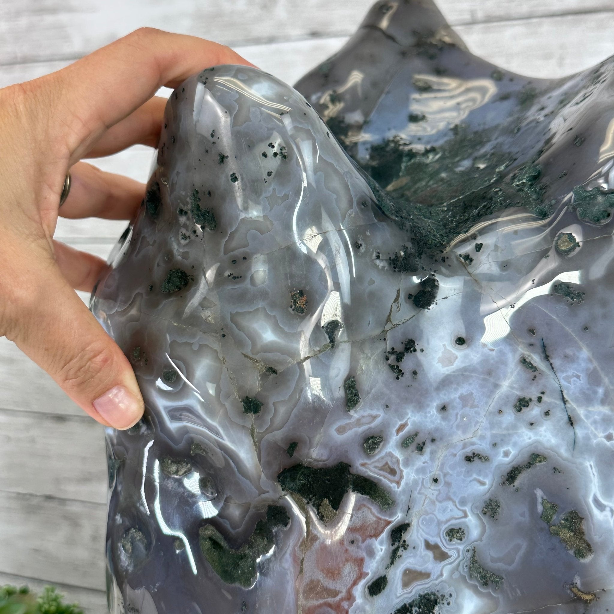 Extra Quality Polished Brazilian Amethyst Cathedral, 47.2 lbs & 18.6" tall Model #5602-0194 by Brazil Gems - Brazil GemsBrazil GemsExtra Quality Polished Brazilian Amethyst Cathedral, 47.2 lbs & 18.6" tall Model #5602-0194 by Brazil GemsPolished Cathedrals5602-0194