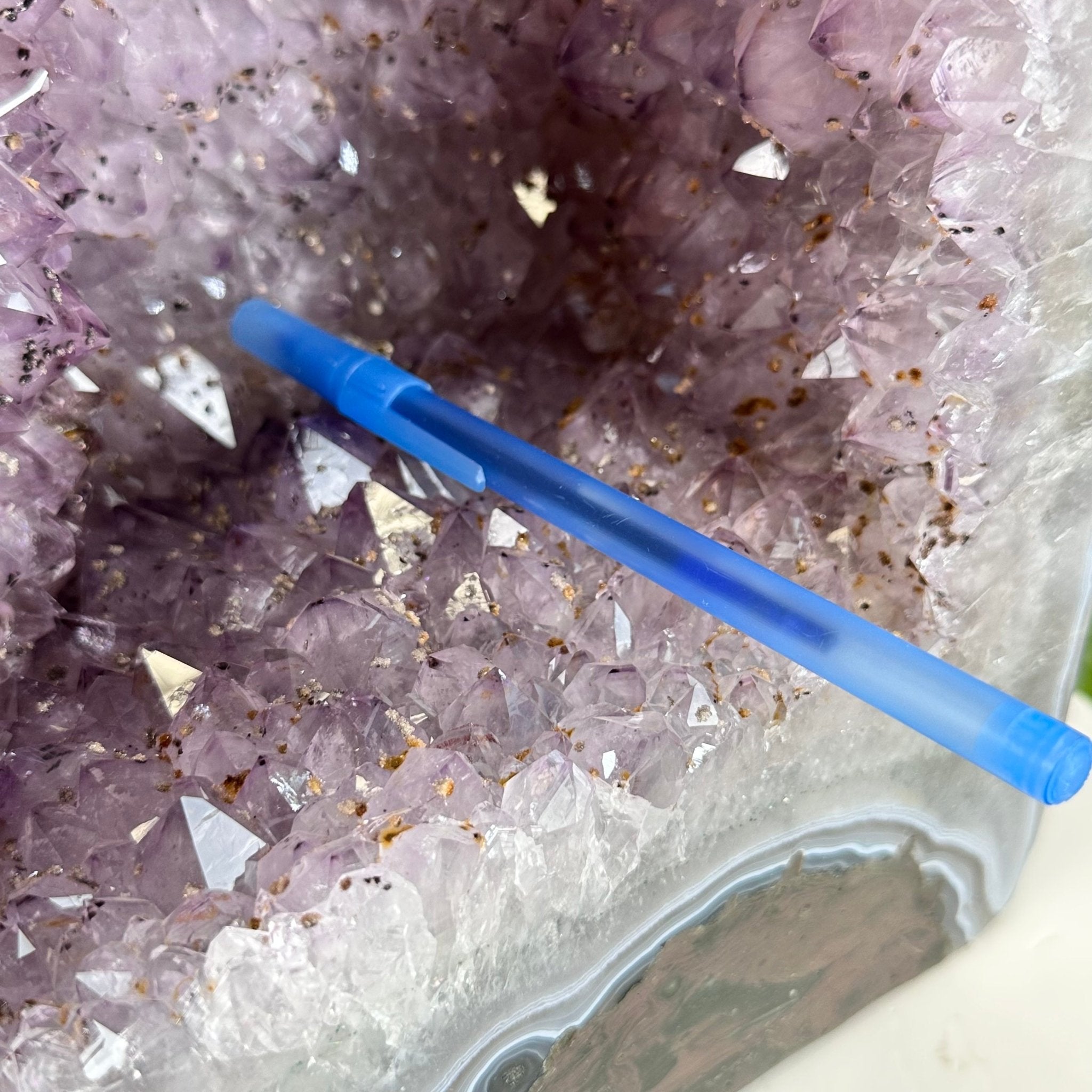 Extra Quality Polished Brazilian Amethyst Cathedral, 47.2 lbs & 18.6" tall Model #5602-0194 by Brazil Gems - Brazil GemsBrazil GemsExtra Quality Polished Brazilian Amethyst Cathedral, 47.2 lbs & 18.6" tall Model #5602-0194 by Brazil GemsPolished Cathedrals5602-0194