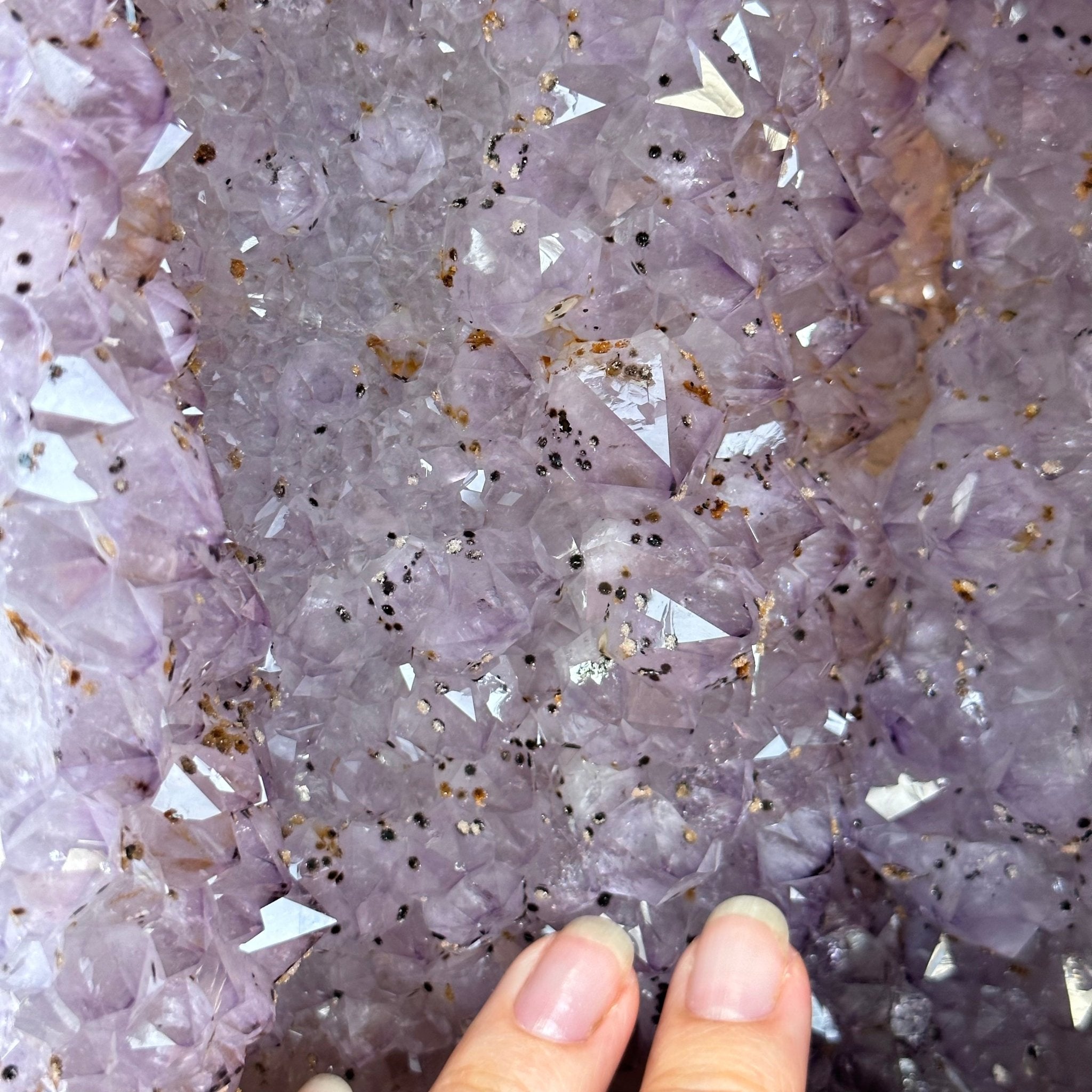 Extra Quality Polished Brazilian Amethyst Cathedral, 47.2 lbs & 18.6" tall Model #5602-0194 by Brazil Gems - Brazil GemsBrazil GemsExtra Quality Polished Brazilian Amethyst Cathedral, 47.2 lbs & 18.6" tall Model #5602-0194 by Brazil GemsPolished Cathedrals5602-0194