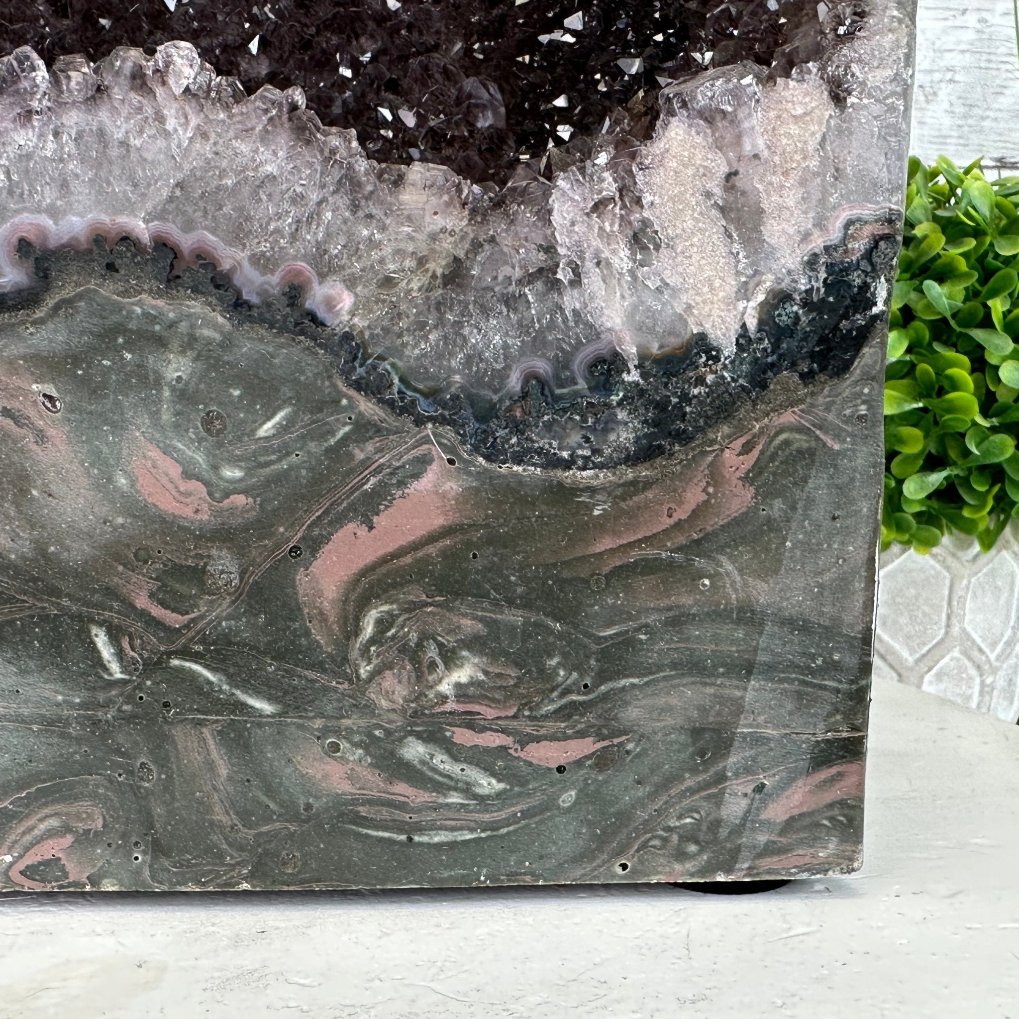 Extra Quality Polished Brazilian Amethyst Cathedral, 51.7 lbs & 30.5" tall Model #5602-0158 by Brazil Gems - Brazil GemsBrazil GemsExtra Quality Polished Brazilian Amethyst Cathedral, 51.7 lbs & 30.5" tall Model #5602-0158 by Brazil GemsPolished Cathedrals5602-0158