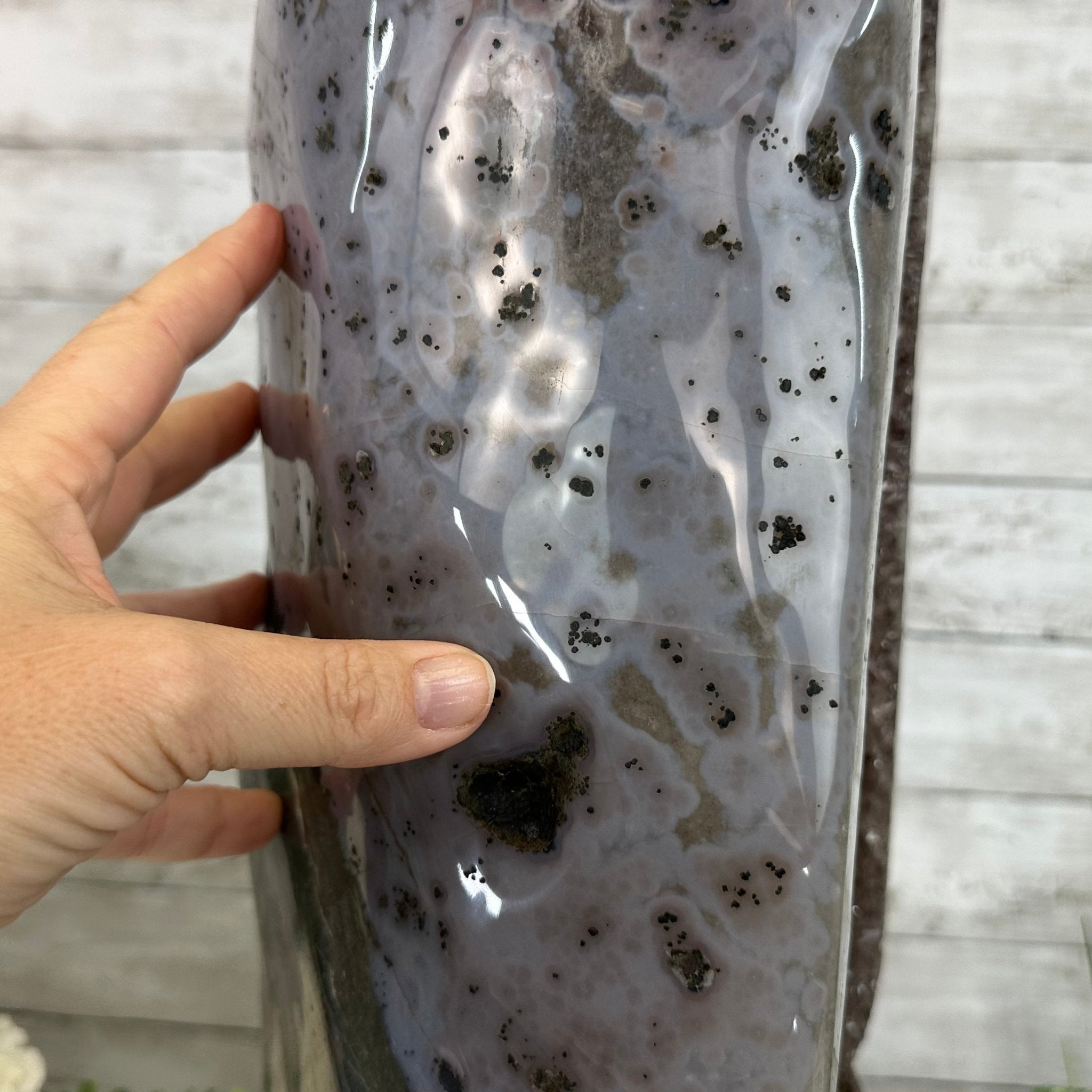 Extra Quality Polished Brazilian Amethyst Cathedral, 51.7 lbs & 30.5" tall Model #5602-0158 by Brazil Gems - Brazil GemsBrazil GemsExtra Quality Polished Brazilian Amethyst Cathedral, 51.7 lbs & 30.5" tall Model #5602-0158 by Brazil GemsPolished Cathedrals5602-0158