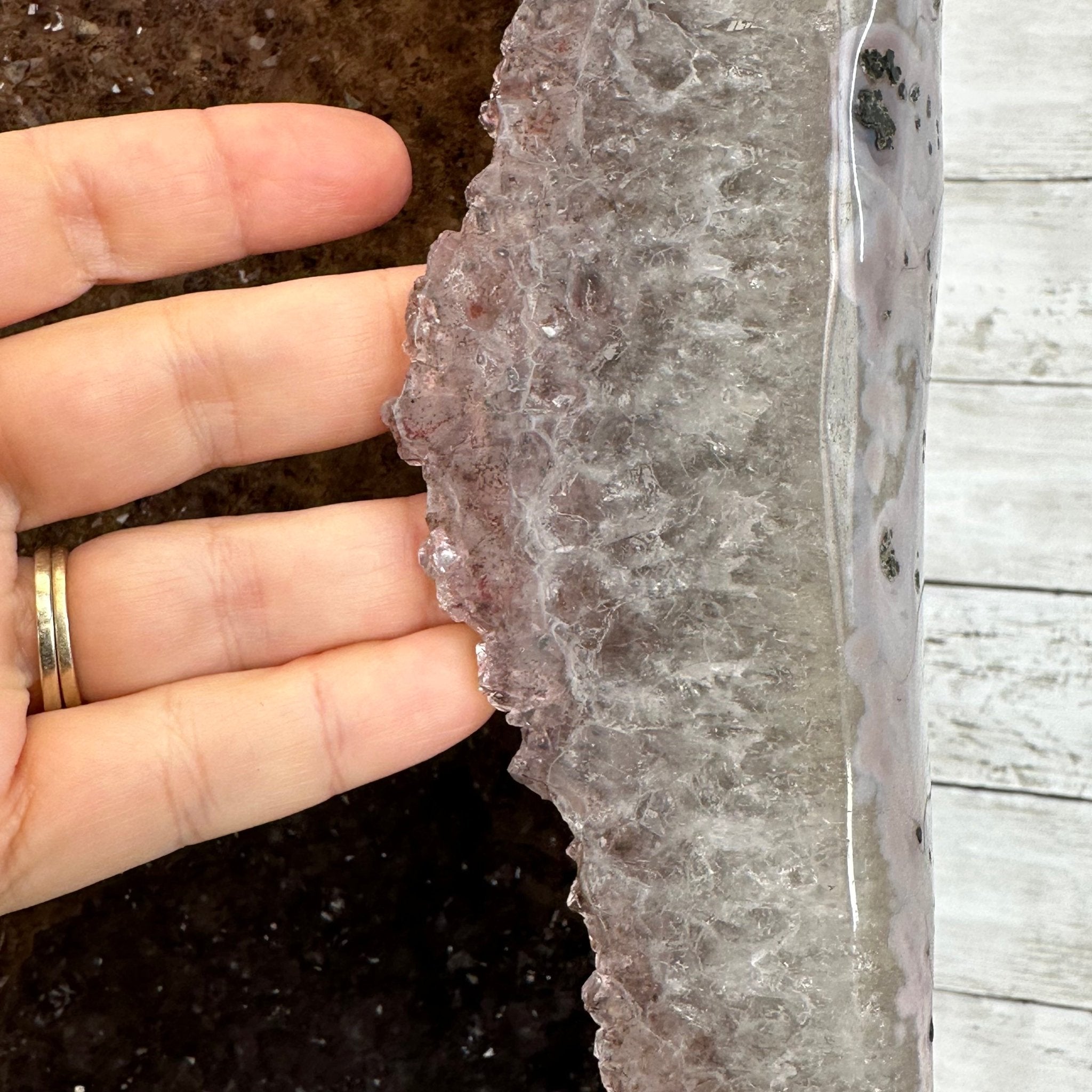 Extra Quality Polished Brazilian Amethyst Cathedral, 51.7 lbs & 30.5" tall Model #5602-0158 by Brazil Gems - Brazil GemsBrazil GemsExtra Quality Polished Brazilian Amethyst Cathedral, 51.7 lbs & 30.5" tall Model #5602-0158 by Brazil GemsPolished Cathedrals5602-0158