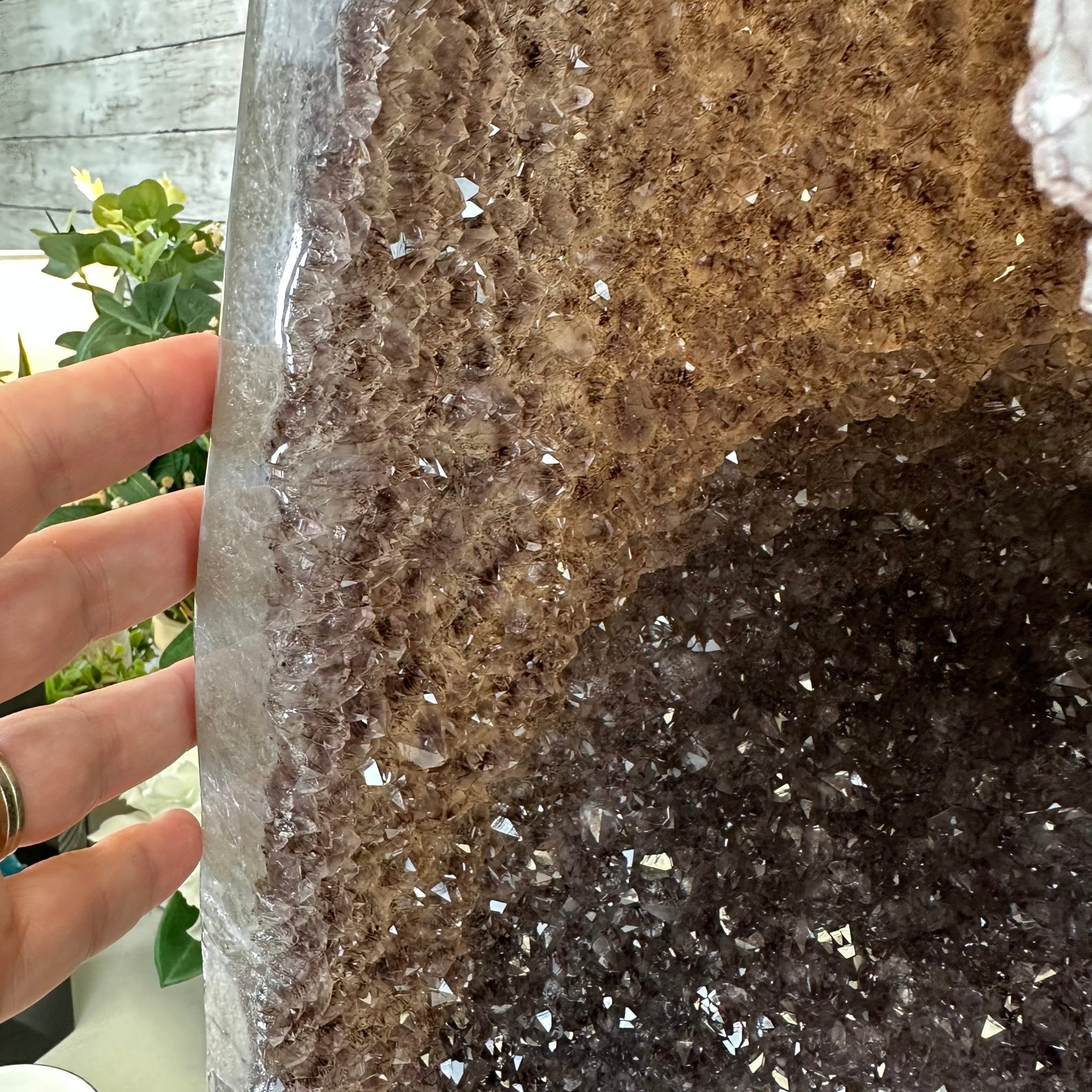 Extra Quality Polished Brazilian Amethyst Cathedral, 51.7 lbs & 30.5" tall Model #5602-0158 by Brazil Gems - Brazil GemsBrazil GemsExtra Quality Polished Brazilian Amethyst Cathedral, 51.7 lbs & 30.5" tall Model #5602-0158 by Brazil GemsPolished Cathedrals5602-0158