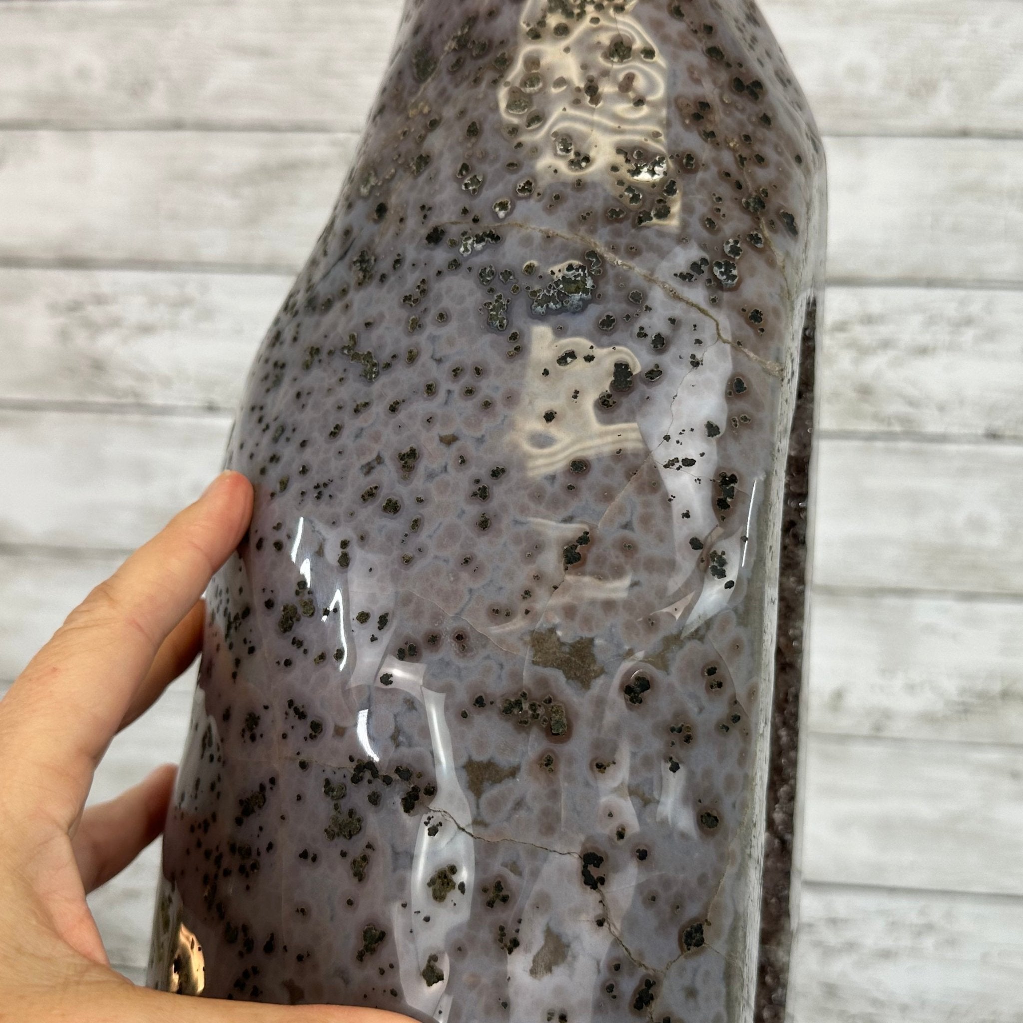 Extra Quality Polished Brazilian Amethyst Cathedral, 51.7 lbs & 30.5" tall Model #5602-0158 by Brazil Gems - Brazil GemsBrazil GemsExtra Quality Polished Brazilian Amethyst Cathedral, 51.7 lbs & 30.5" tall Model #5602-0158 by Brazil GemsPolished Cathedrals5602-0158