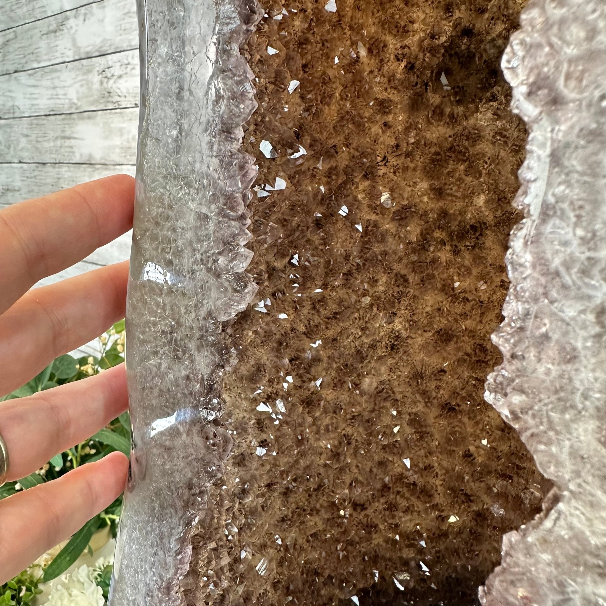 Extra Quality Polished Brazilian Amethyst Cathedral, 51.7 lbs & 30.5" tall Model #5602-0158 by Brazil Gems - Brazil GemsBrazil GemsExtra Quality Polished Brazilian Amethyst Cathedral, 51.7 lbs & 30.5" tall Model #5602-0158 by Brazil GemsPolished Cathedrals5602-0158