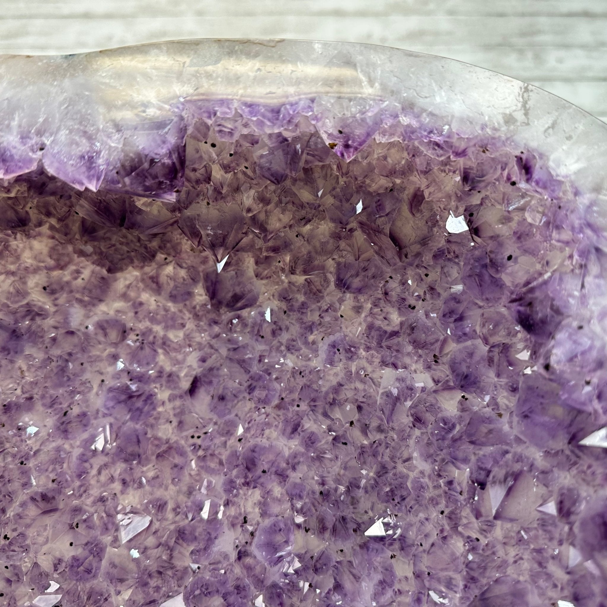 Extra Quality Polished Brazilian Amethyst Cathedral, 62.6 lbs & 16.25" tall Model #5602-0161 by Brazil Gems - Brazil GemsBrazil GemsExtra Quality Polished Brazilian Amethyst Cathedral, 62.6 lbs & 16.25" tall Model #5602-0161 by Brazil GemsPolished Cathedrals5602-0161