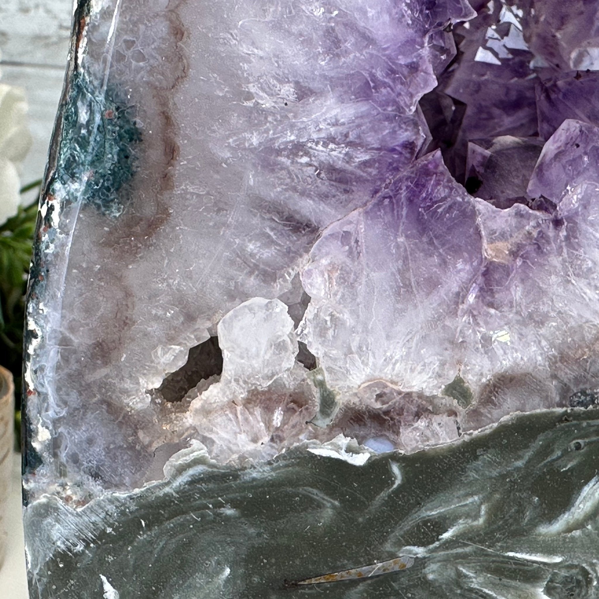 Extra Quality Polished Brazilian Amethyst Cathedral, 62.6 lbs & 16.25" tall Model #5602-0161 by Brazil Gems - Brazil GemsBrazil GemsExtra Quality Polished Brazilian Amethyst Cathedral, 62.6 lbs & 16.25" tall Model #5602-0161 by Brazil GemsPolished Cathedrals5602-0161