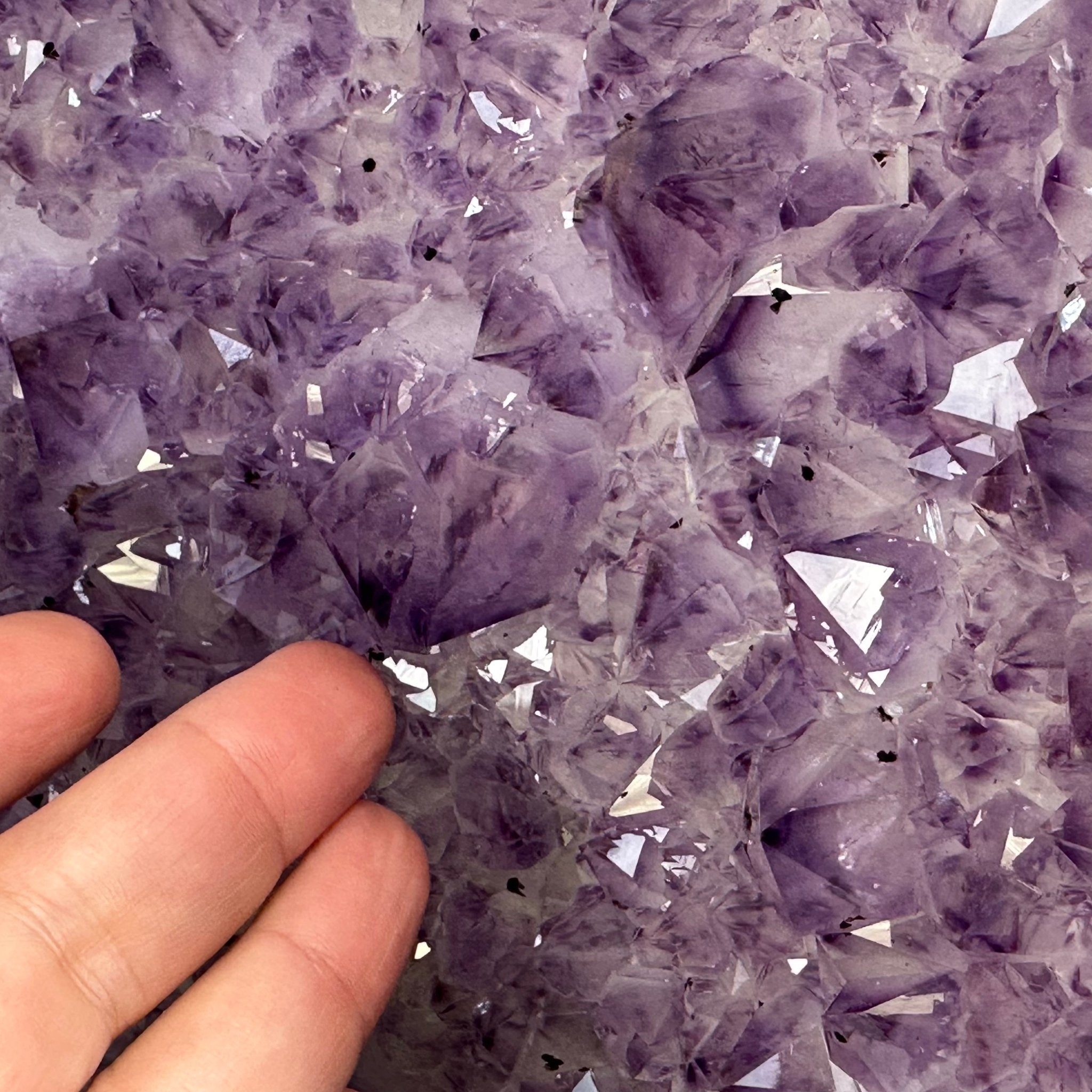 Extra Quality Polished Brazilian Amethyst Cathedral, 62.6 lbs & 16.25" tall Model #5602-0161 by Brazil Gems - Brazil GemsBrazil GemsExtra Quality Polished Brazilian Amethyst Cathedral, 62.6 lbs & 16.25" tall Model #5602-0161 by Brazil GemsPolished Cathedrals5602-0161