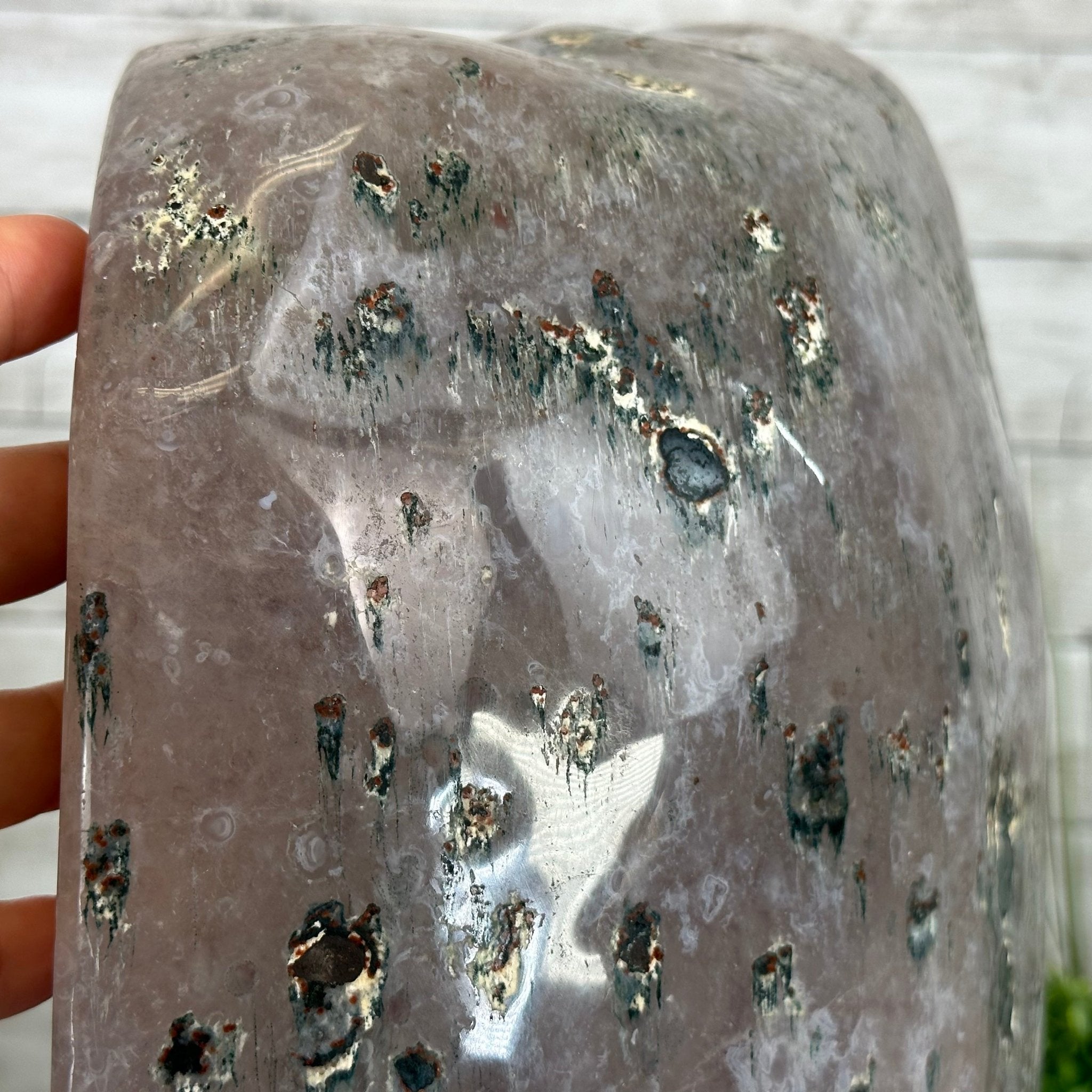 Extra Quality Polished Brazilian Amethyst Cathedral, 62.6 lbs & 16.25" tall Model #5602-0161 by Brazil Gems - Brazil GemsBrazil GemsExtra Quality Polished Brazilian Amethyst Cathedral, 62.6 lbs & 16.25" tall Model #5602-0161 by Brazil GemsPolished Cathedrals5602-0161
