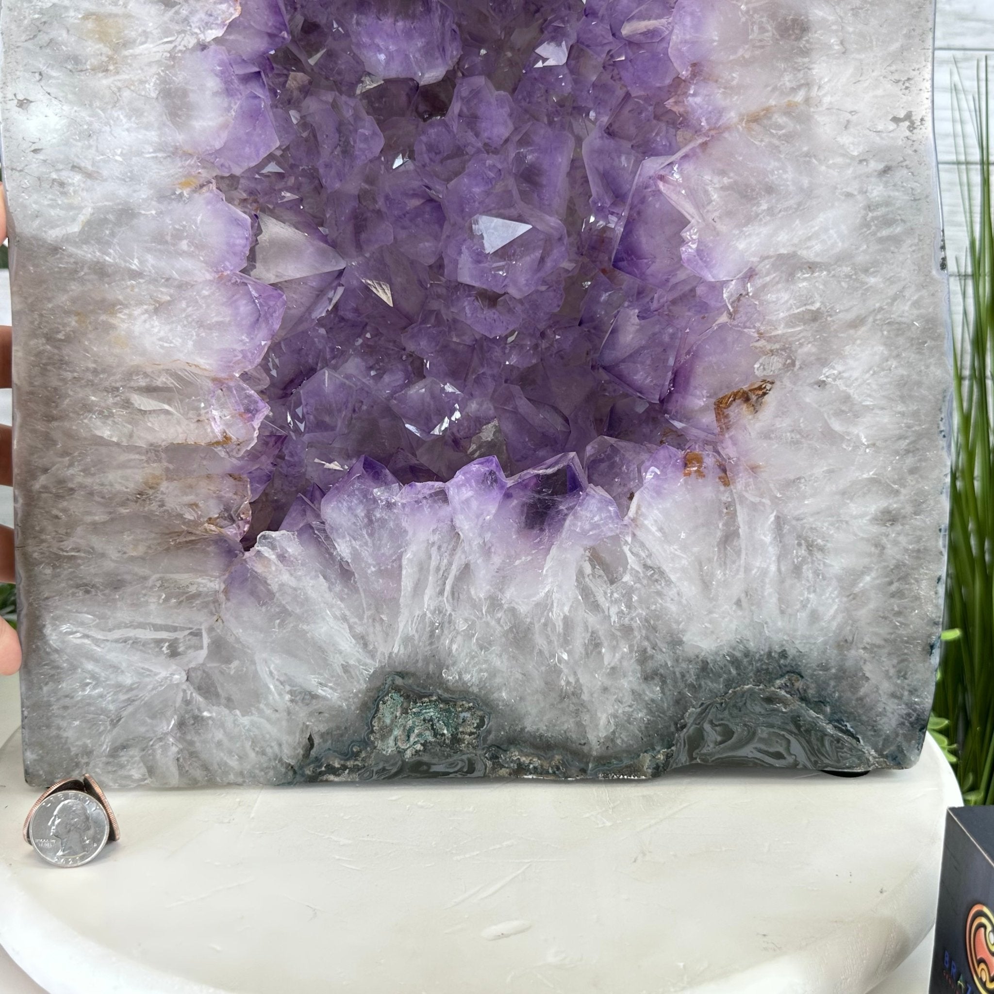 Extra Quality Polished Brazilian Amethyst Cathedral, 66.3 lbs & 16" tall Model #5602-0015 by Brazil Gems - Brazil GemsBrazil GemsExtra Quality Polished Brazilian Amethyst Cathedral, 66.3 lbs & 16" tall Model #5602-0015 by Brazil GemsPolished Cathedrals5602-0015