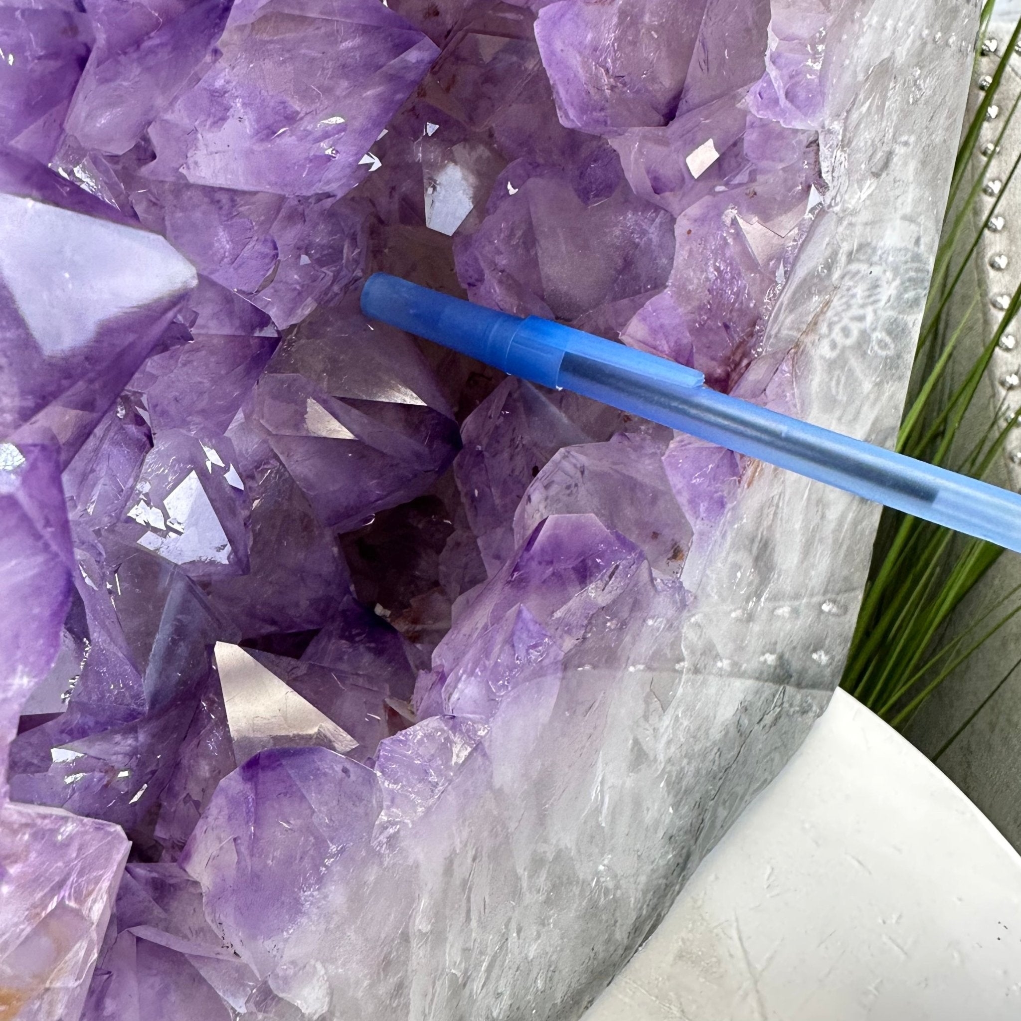 Extra Quality Polished Brazilian Amethyst Cathedral, 66.3 lbs & 16" tall Model #5602-0015 by Brazil Gems - Brazil GemsBrazil GemsExtra Quality Polished Brazilian Amethyst Cathedral, 66.3 lbs & 16" tall Model #5602-0015 by Brazil GemsPolished Cathedrals5602-0015