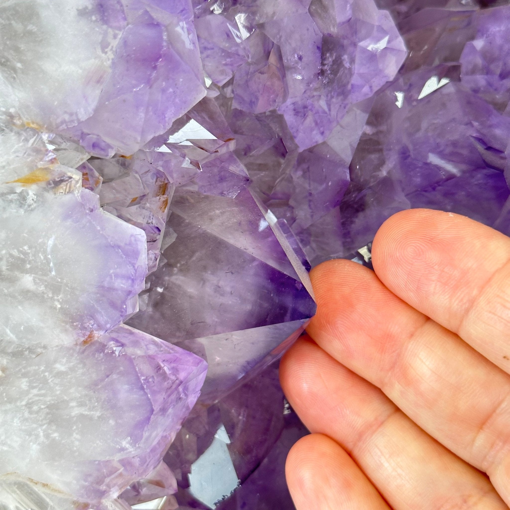 Extra Quality Polished Brazilian Amethyst Cathedral, 66.3 lbs & 16" tall Model #5602-0015 by Brazil Gems - Brazil GemsBrazil GemsExtra Quality Polished Brazilian Amethyst Cathedral, 66.3 lbs & 16" tall Model #5602-0015 by Brazil GemsPolished Cathedrals5602-0015