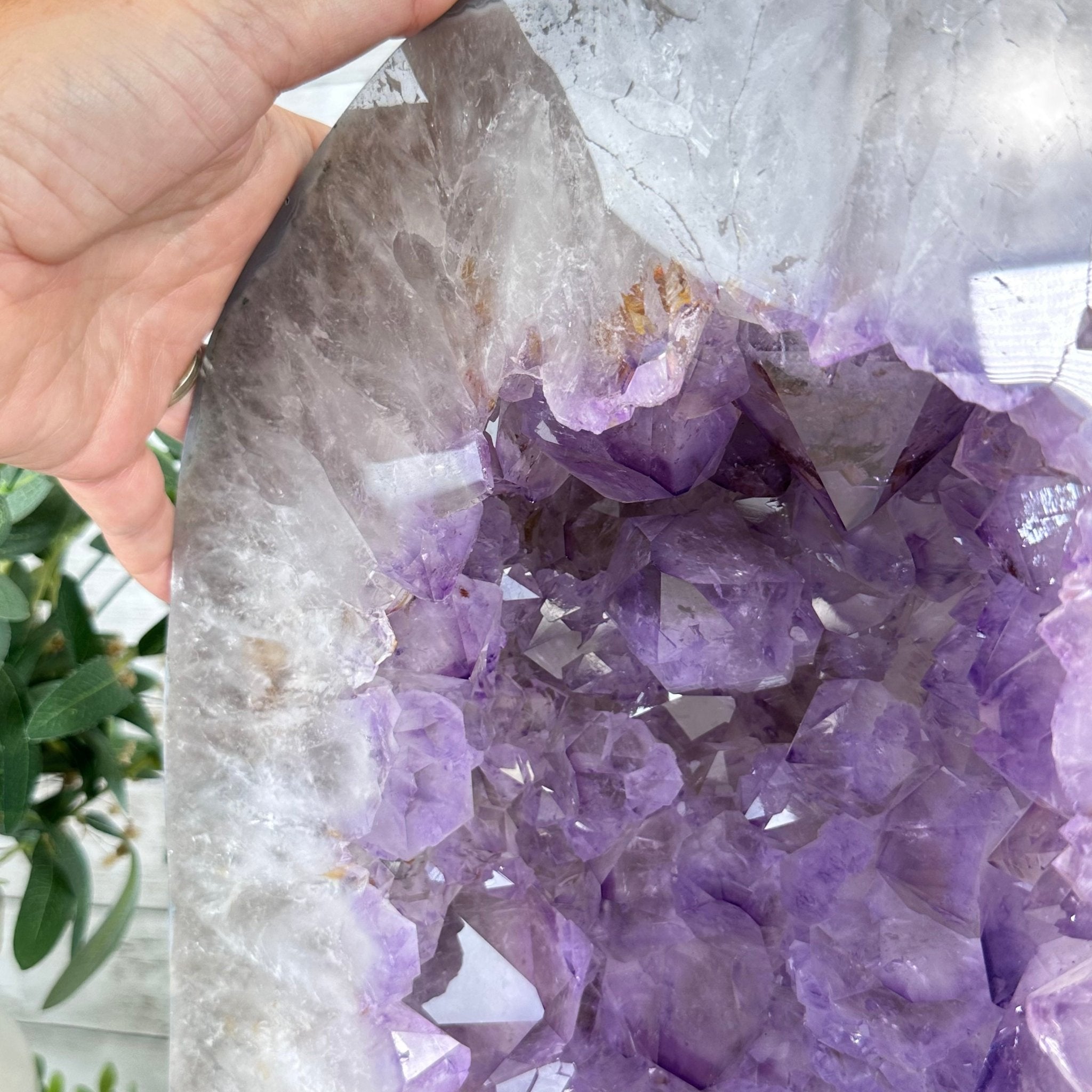 Extra Quality Polished Brazilian Amethyst Cathedral, 66.3 lbs & 16" tall Model #5602-0015 by Brazil Gems - Brazil GemsBrazil GemsExtra Quality Polished Brazilian Amethyst Cathedral, 66.3 lbs & 16" tall Model #5602-0015 by Brazil GemsPolished Cathedrals5602-0015