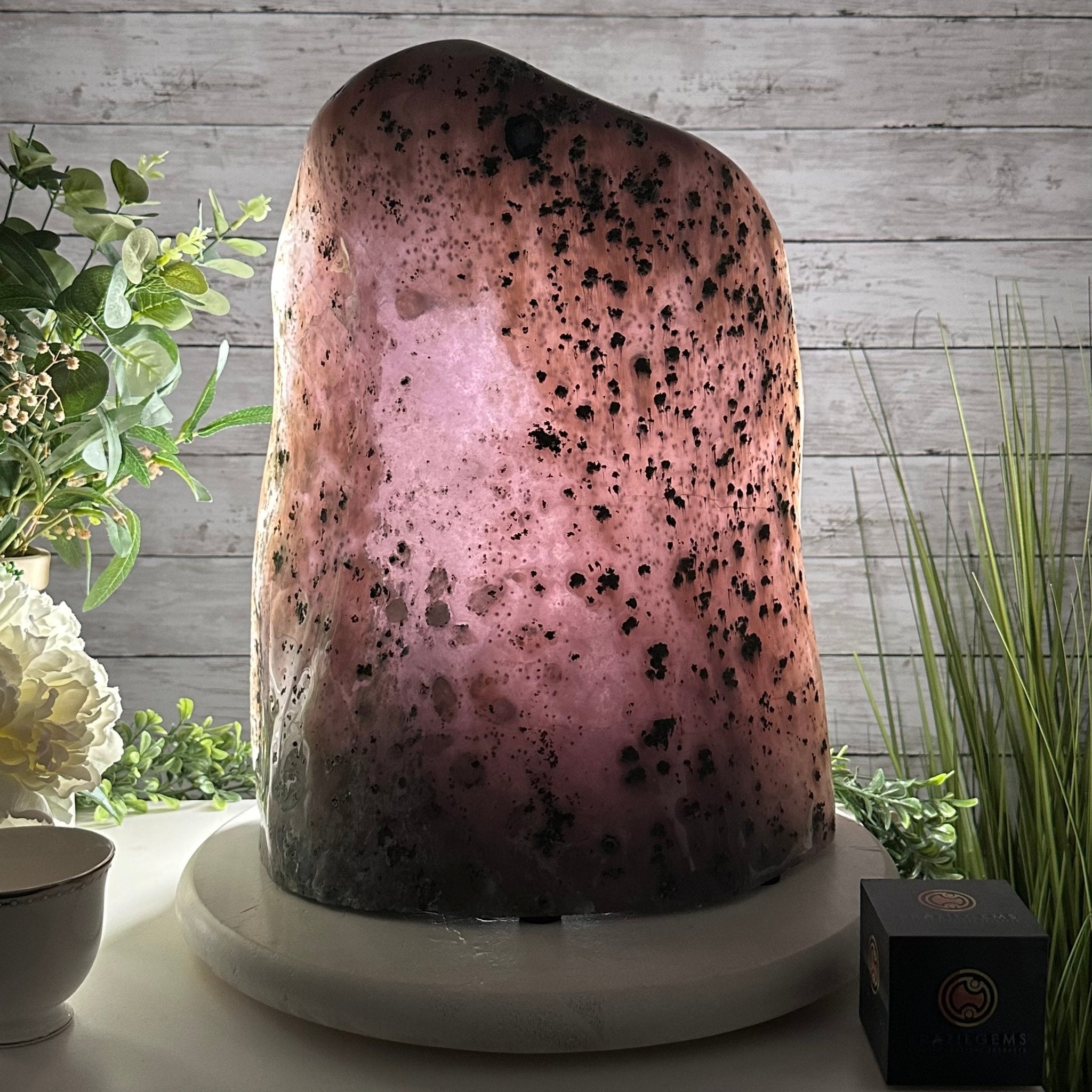 Extra Quality Polished Brazilian Amethyst Cathedral, 66.3 lbs & 16" tall Model #5602-0015 by Brazil Gems - Brazil GemsBrazil GemsExtra Quality Polished Brazilian Amethyst Cathedral, 66.3 lbs & 16" tall Model #5602-0015 by Brazil GemsPolished Cathedrals5602-0015