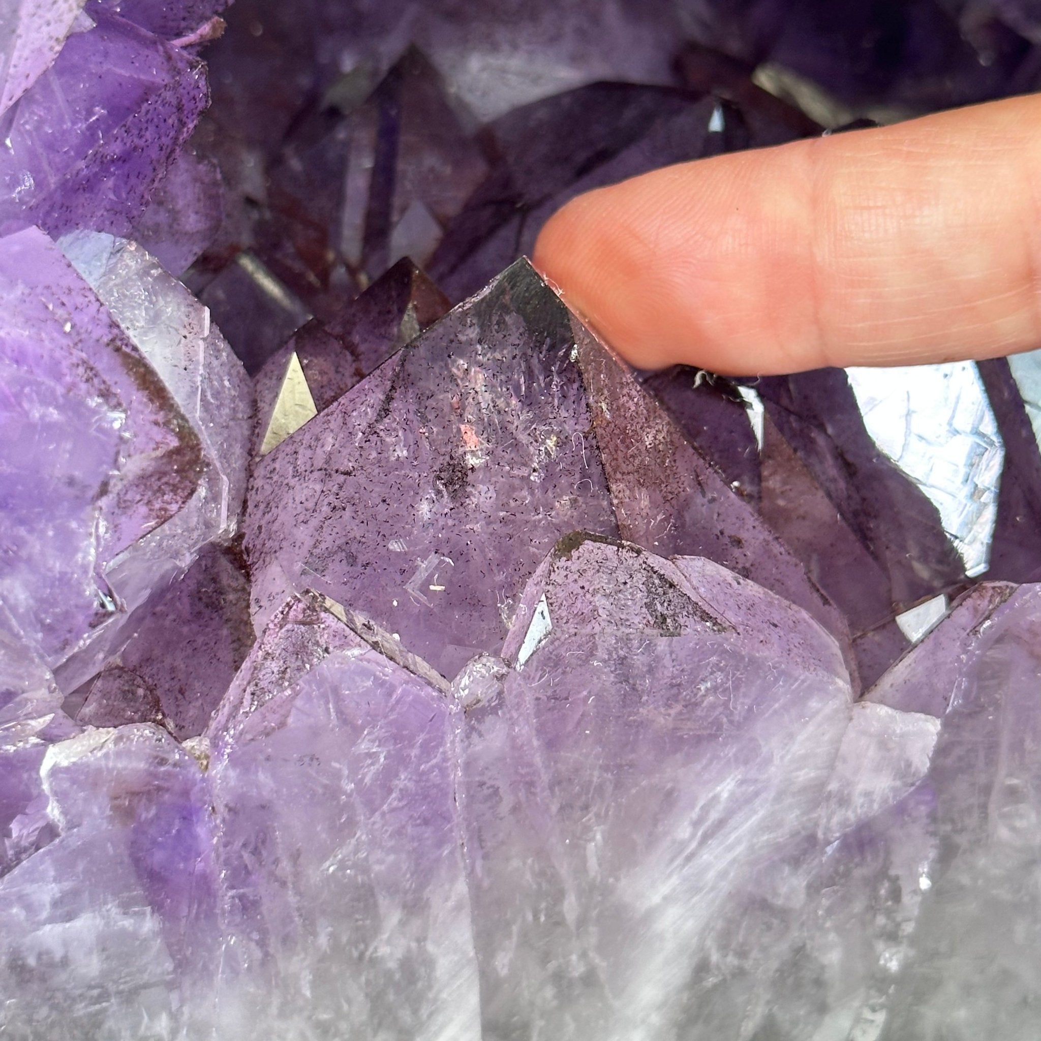 Extra Quality Polished Brazilian Amethyst Cathedral, 70.1 lbs & 13.5" tall Model #5602-0016 by Brazil Gems - Brazil GemsBrazil GemsExtra Quality Polished Brazilian Amethyst Cathedral, 70.1 lbs & 13.5" tall Model #5602-0016 by Brazil GemsPolished Cathedrals5602-0016