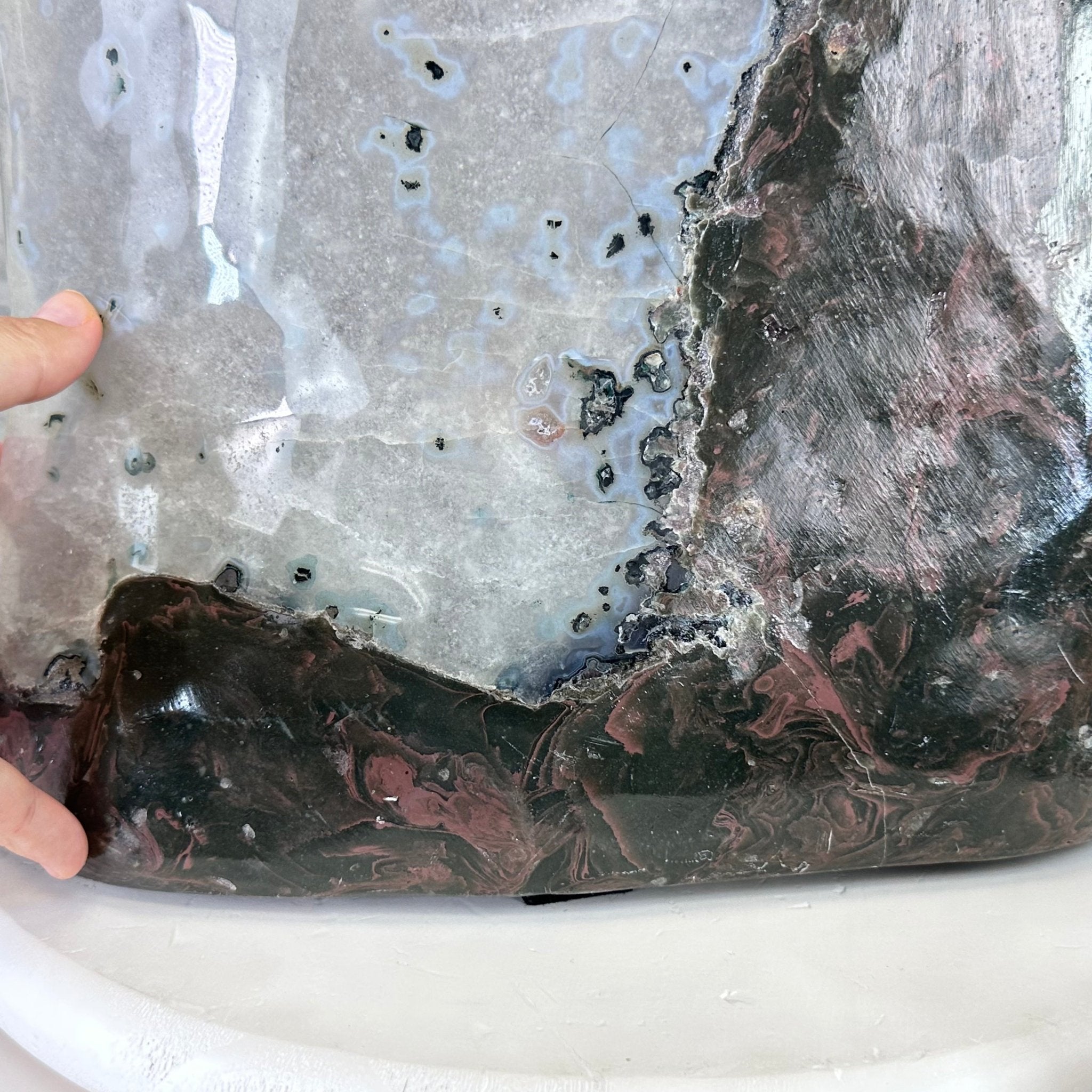 Extra Quality Polished Brazilian Amethyst Cathedral, 70.1 lbs & 13.5" tall Model #5602-0016 by Brazil Gems - Brazil GemsBrazil GemsExtra Quality Polished Brazilian Amethyst Cathedral, 70.1 lbs & 13.5" tall Model #5602-0016 by Brazil GemsPolished Cathedrals5602-0016