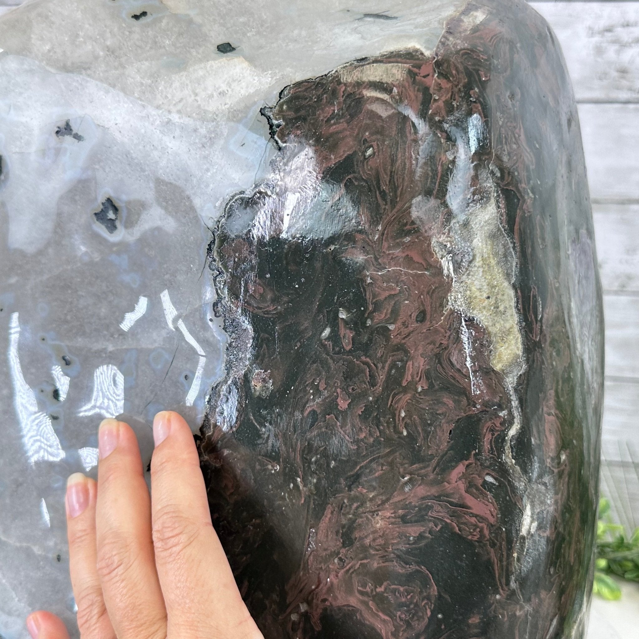 Extra Quality Polished Brazilian Amethyst Cathedral, 70.1 lbs & 13.5" tall Model #5602-0016 by Brazil Gems - Brazil GemsBrazil GemsExtra Quality Polished Brazilian Amethyst Cathedral, 70.1 lbs & 13.5" tall Model #5602-0016 by Brazil GemsPolished Cathedrals5602-0016