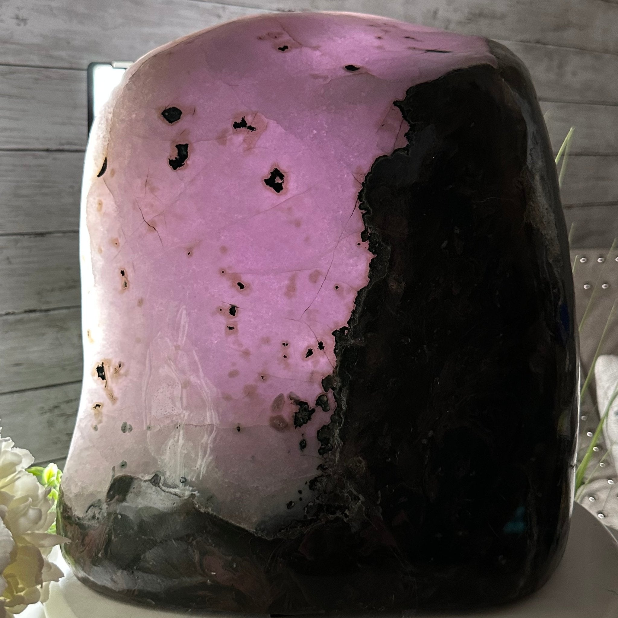 Extra Quality Polished Brazilian Amethyst Cathedral, 70.1 lbs & 13.5" tall Model #5602-0016 by Brazil Gems - Brazil GemsBrazil GemsExtra Quality Polished Brazilian Amethyst Cathedral, 70.1 lbs & 13.5" tall Model #5602-0016 by Brazil GemsPolished Cathedrals5602-0016