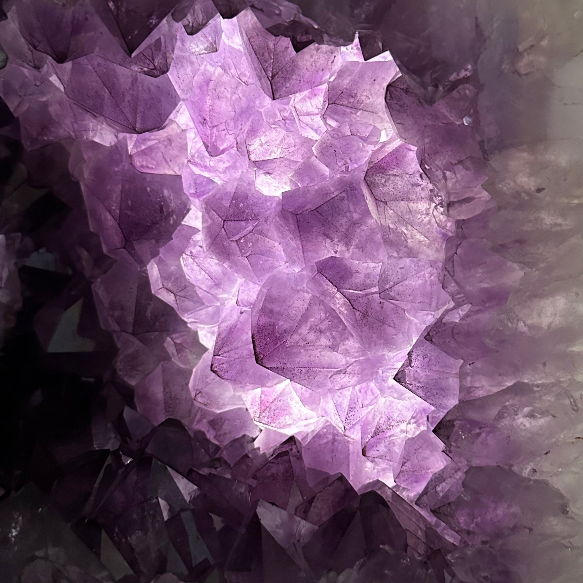 Extra Quality Polished Brazilian Amethyst Cathedral, 70.1 lbs & 13.5" tall Model #5602-0016 by Brazil Gems - Brazil GemsBrazil GemsExtra Quality Polished Brazilian Amethyst Cathedral, 70.1 lbs & 13.5" tall Model #5602-0016 by Brazil GemsPolished Cathedrals5602-0016