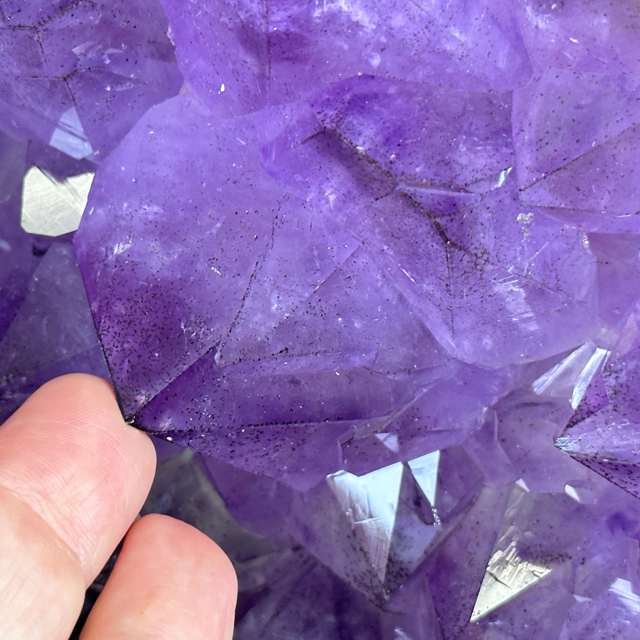 Extra Quality Polished Brazilian Amethyst Cathedral, 70.1 lbs & 13.5" tall Model #5602-0016 by Brazil Gems - Brazil GemsBrazil GemsExtra Quality Polished Brazilian Amethyst Cathedral, 70.1 lbs & 13.5" tall Model #5602-0016 by Brazil GemsPolished Cathedrals5602-0016