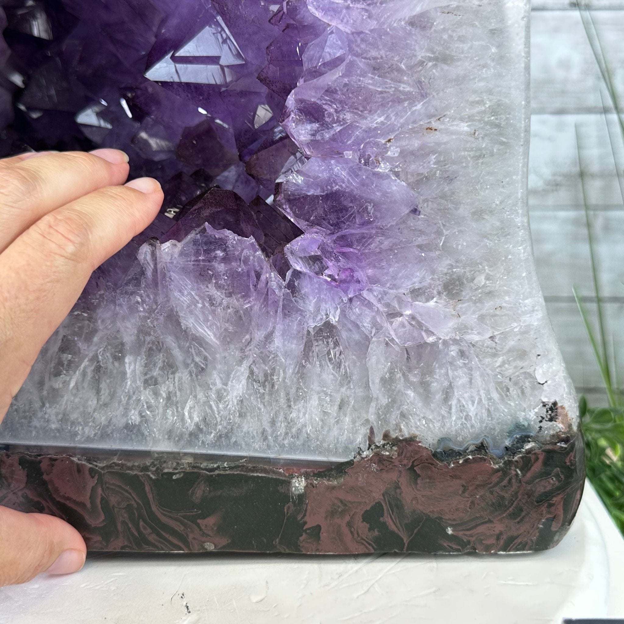 Extra Quality Polished Brazilian Amethyst Cathedral, 70.1 lbs & 13.5" tall Model #5602-0016 by Brazil Gems - Brazil GemsBrazil GemsExtra Quality Polished Brazilian Amethyst Cathedral, 70.1 lbs & 13.5" tall Model #5602-0016 by Brazil GemsPolished Cathedrals5602-0016