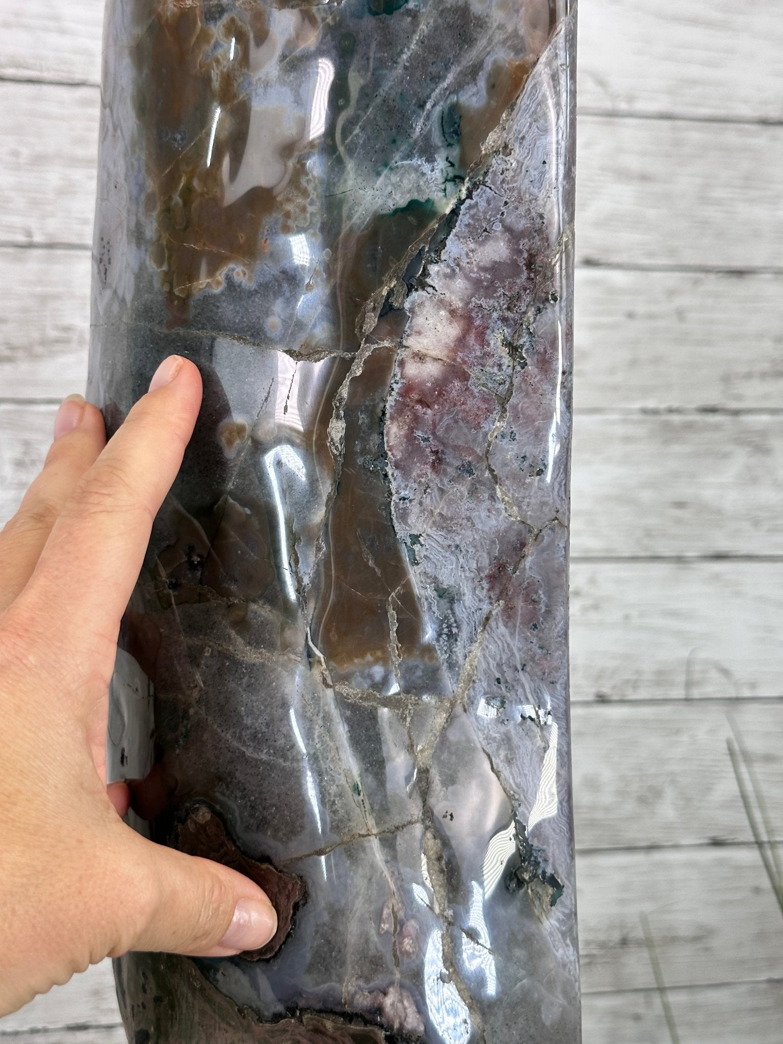 Extra Quality Polished Brazilian Amethyst Cathedral, 70.9 lbs & 28.7" tall Model #5602-0177 by Brazil Gems - Brazil GemsBrazil GemsExtra Quality Polished Brazilian Amethyst Cathedral, 70.9 lbs & 28.7" tall Model #5602-0177 by Brazil GemsPolished Cathedrals5602-0177