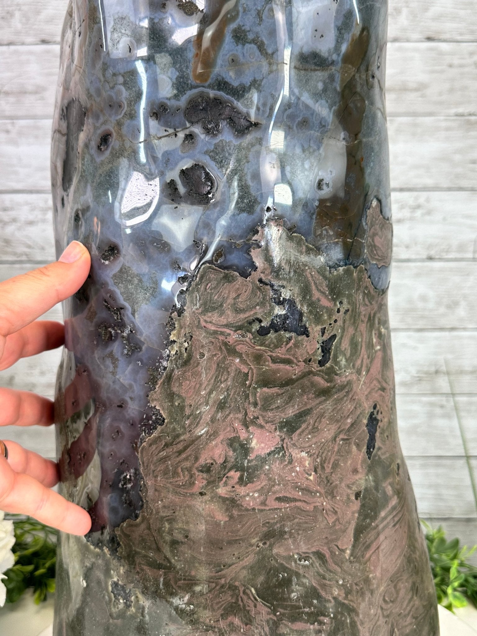 Extra Quality Polished Brazilian Amethyst Cathedral, 70.9 lbs & 28.7" tall Model #5602-0177 by Brazil Gems - Brazil GemsBrazil GemsExtra Quality Polished Brazilian Amethyst Cathedral, 70.9 lbs & 28.7" tall Model #5602-0177 by Brazil GemsPolished Cathedrals5602-0177