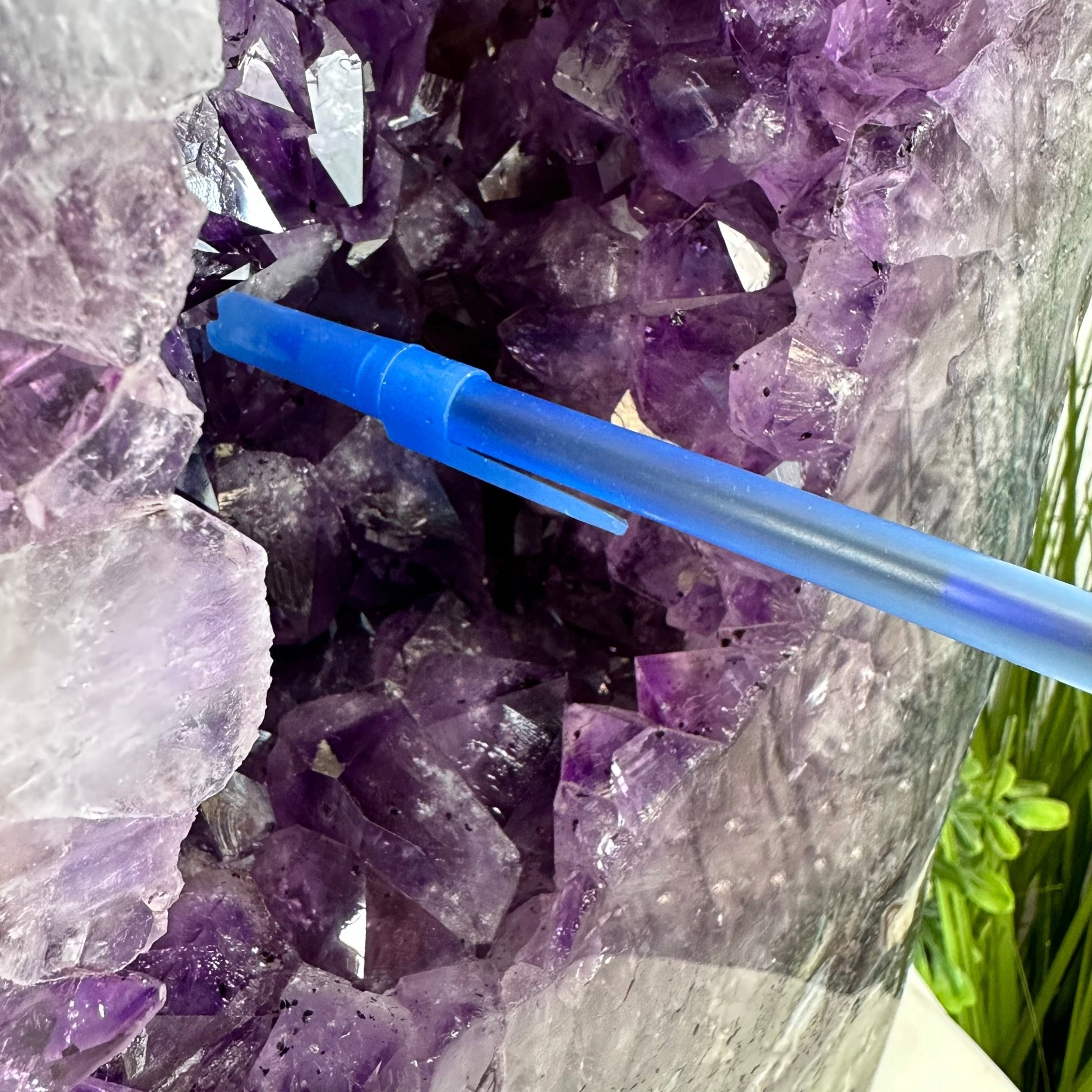 Extra Quality Polished Brazilian Amethyst Cathedral, 70.9 lbs & 28.7" tall Model #5602-0177 by Brazil Gems - Brazil GemsBrazil GemsExtra Quality Polished Brazilian Amethyst Cathedral, 70.9 lbs & 28.7" tall Model #5602-0177 by Brazil GemsPolished Cathedrals5602-0177