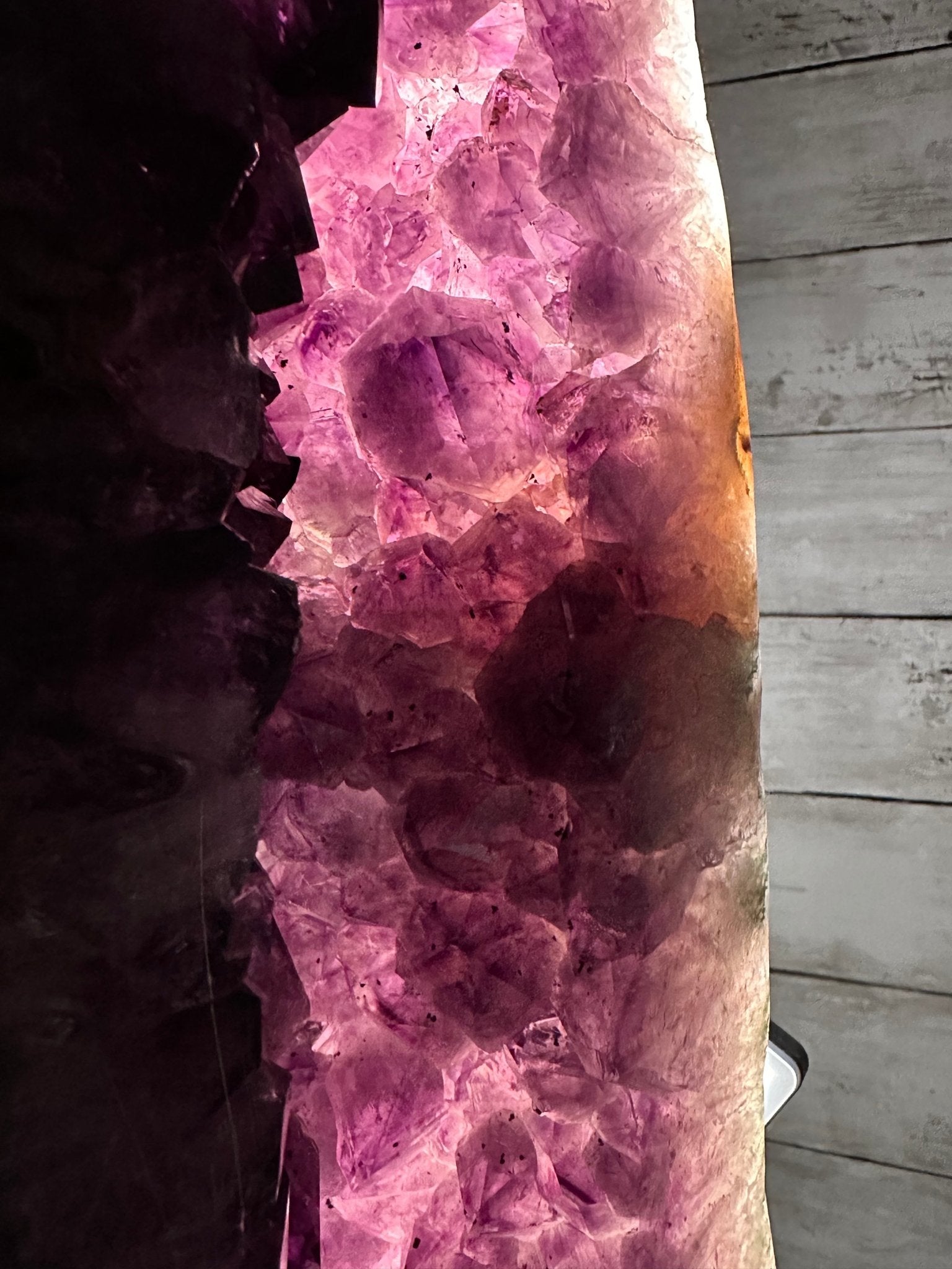 Extra Quality Polished Brazilian Amethyst Cathedral, 70.9 lbs & 28.7" tall Model #5602-0177 by Brazil Gems - Brazil GemsBrazil GemsExtra Quality Polished Brazilian Amethyst Cathedral, 70.9 lbs & 28.7" tall Model #5602-0177 by Brazil GemsPolished Cathedrals5602-0177