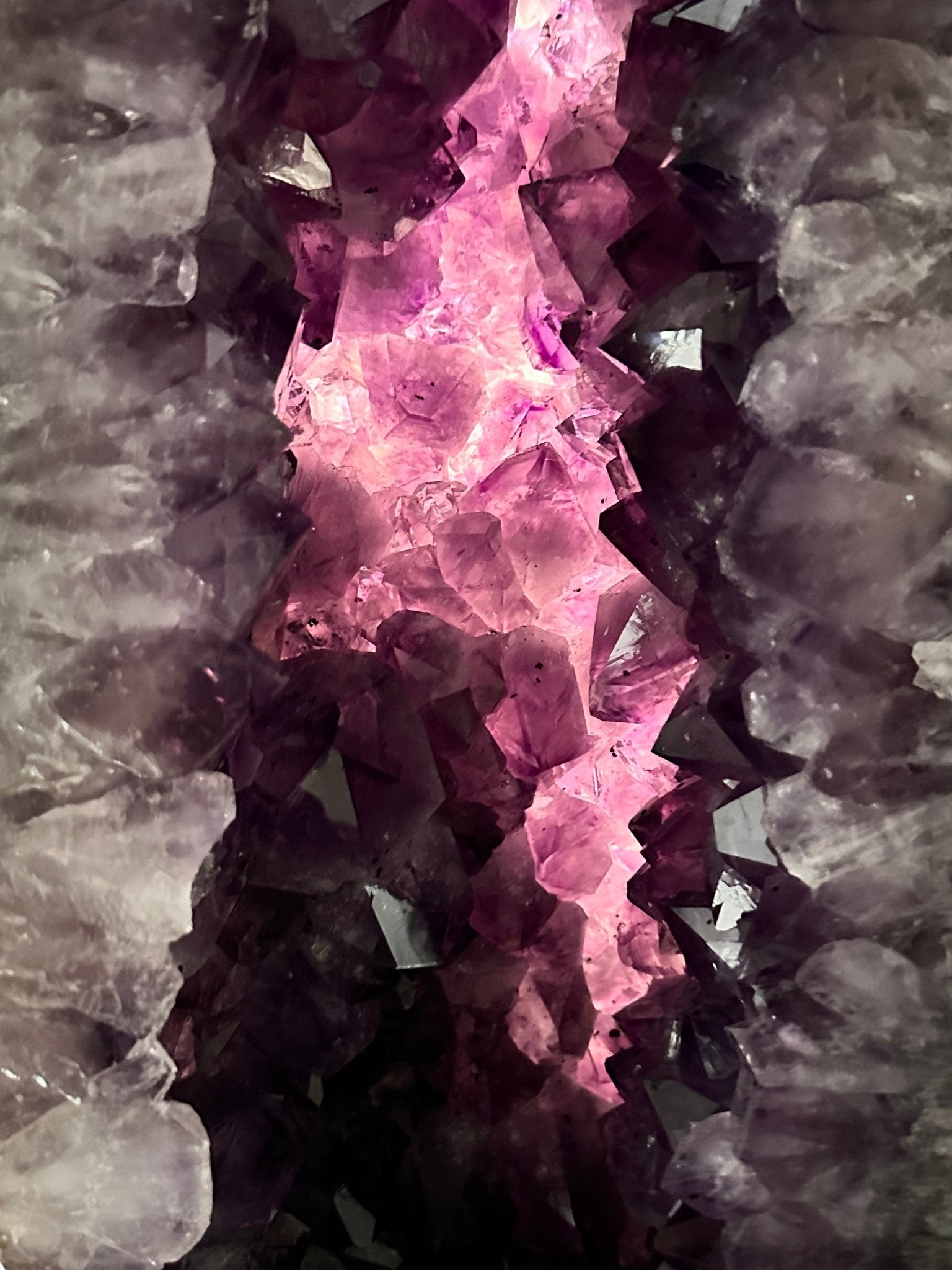 Extra Quality Polished Brazilian Amethyst Cathedral, 70.9 lbs & 28.7" tall Model #5602-0177 by Brazil Gems - Brazil GemsBrazil GemsExtra Quality Polished Brazilian Amethyst Cathedral, 70.9 lbs & 28.7" tall Model #5602-0177 by Brazil GemsPolished Cathedrals5602-0177