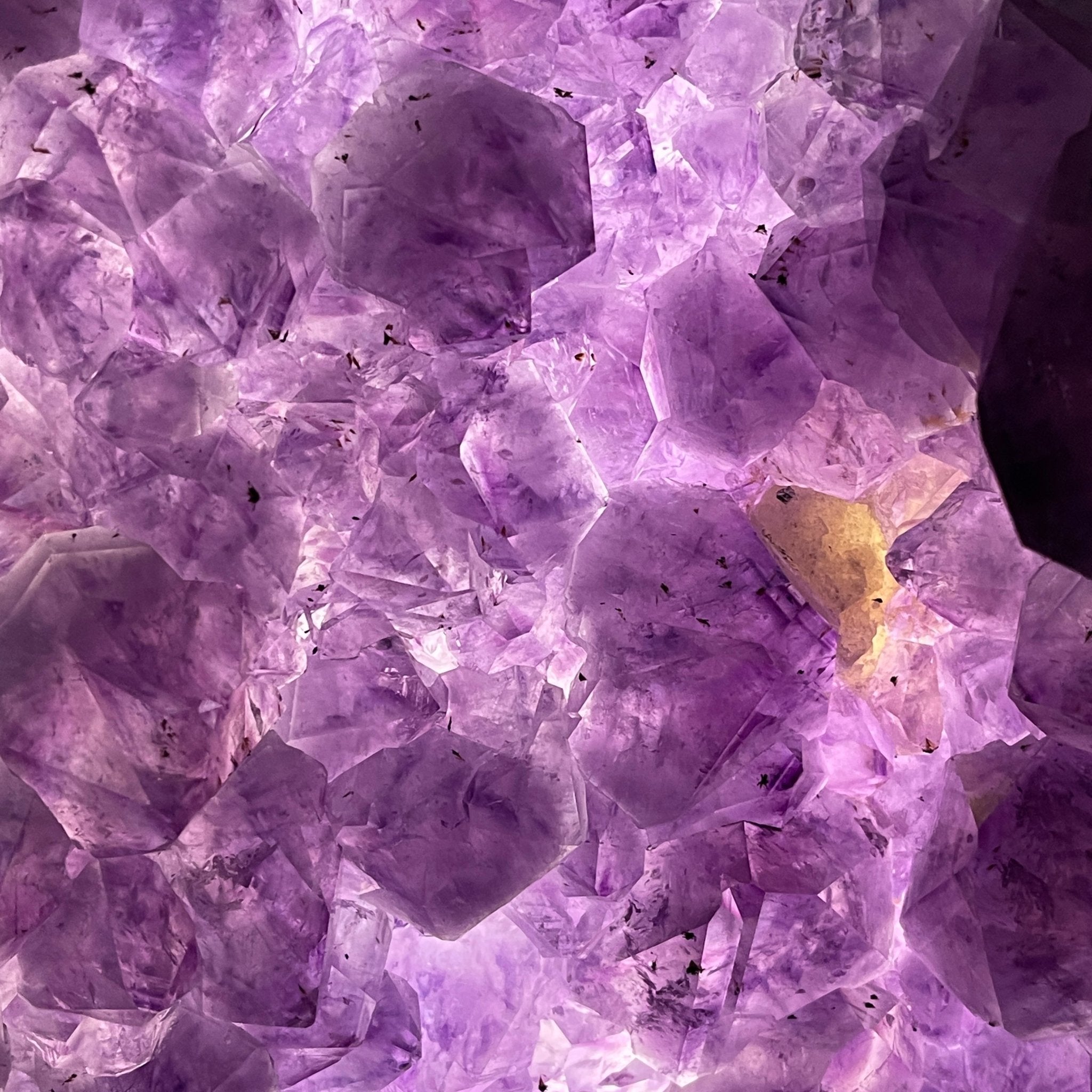 Extra Quality Polished Brazilian Amethyst Cathedral, 76.7 lbs & 16.75" tall Model #5602-0103 by Brazil Gems - Brazil GemsBrazil GemsExtra Quality Polished Brazilian Amethyst Cathedral, 76.7 lbs & 16.75" tall Model #5602-0103 by Brazil GemsPolished Cathedrals5602-0103