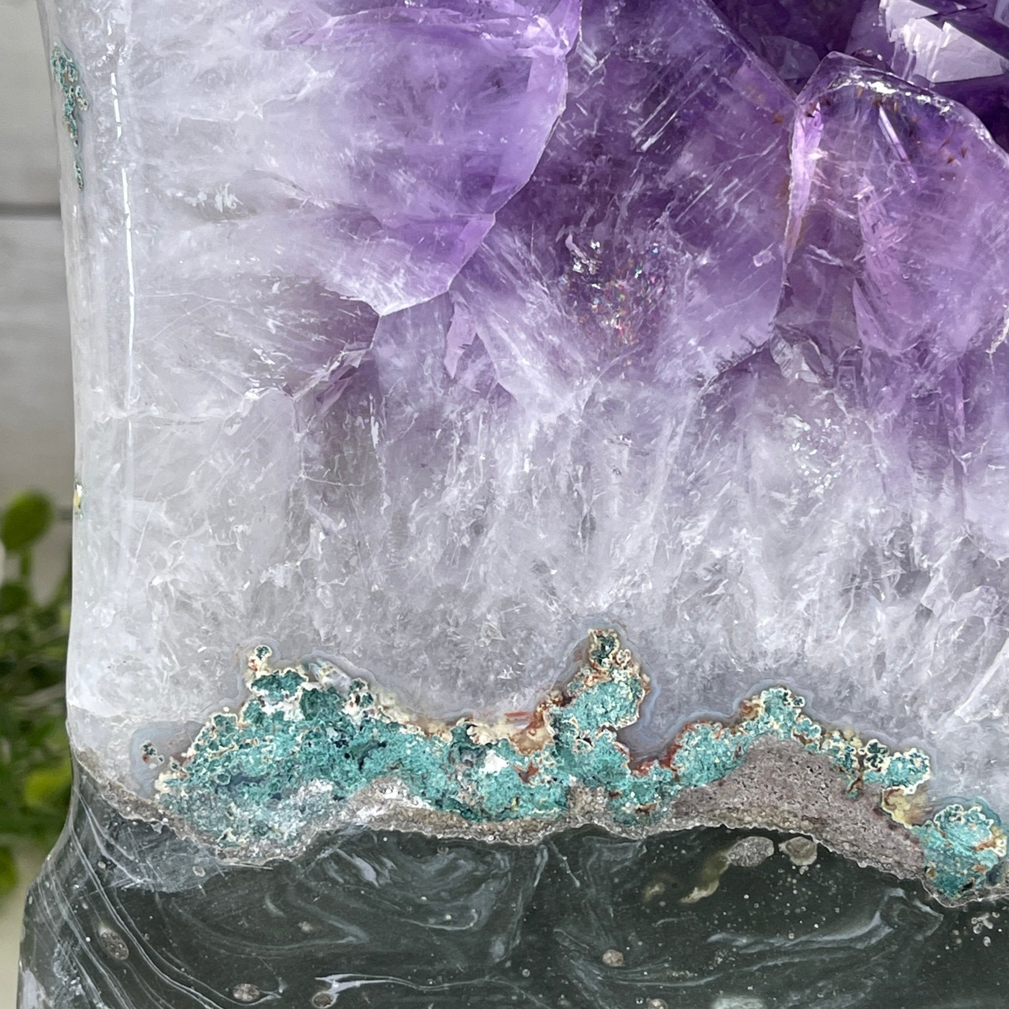 Extra Quality Polished Brazilian Amethyst Cathedral, 76.7 lbs & 16.75" tall Model #5602-0103 by Brazil Gems - Brazil GemsBrazil GemsExtra Quality Polished Brazilian Amethyst Cathedral, 76.7 lbs & 16.75" tall Model #5602-0103 by Brazil GemsPolished Cathedrals5602-0103