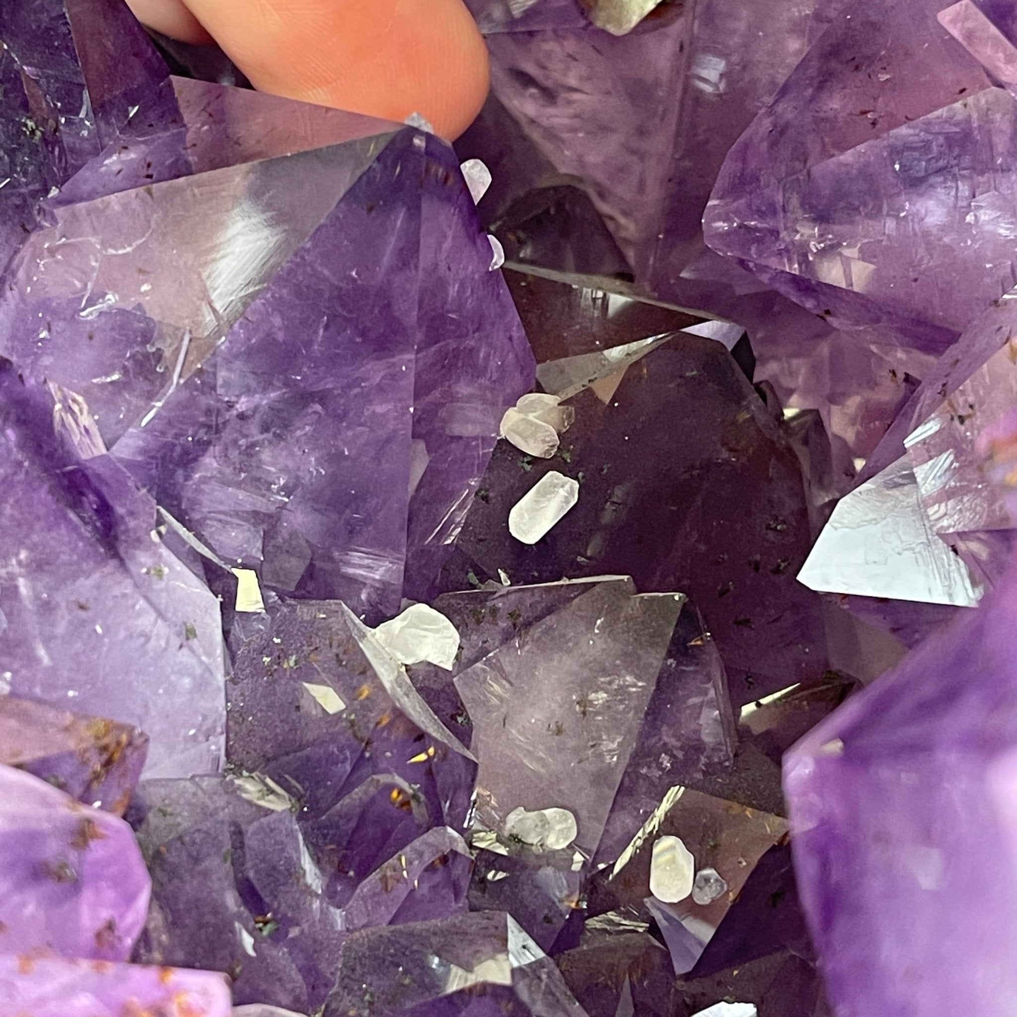 Extra Quality Polished Brazilian Amethyst Cathedral, 76.7 lbs & 16.75" tall Model #5602-0103 by Brazil Gems - Brazil GemsBrazil GemsExtra Quality Polished Brazilian Amethyst Cathedral, 76.7 lbs & 16.75" tall Model #5602-0103 by Brazil GemsPolished Cathedrals5602-0103