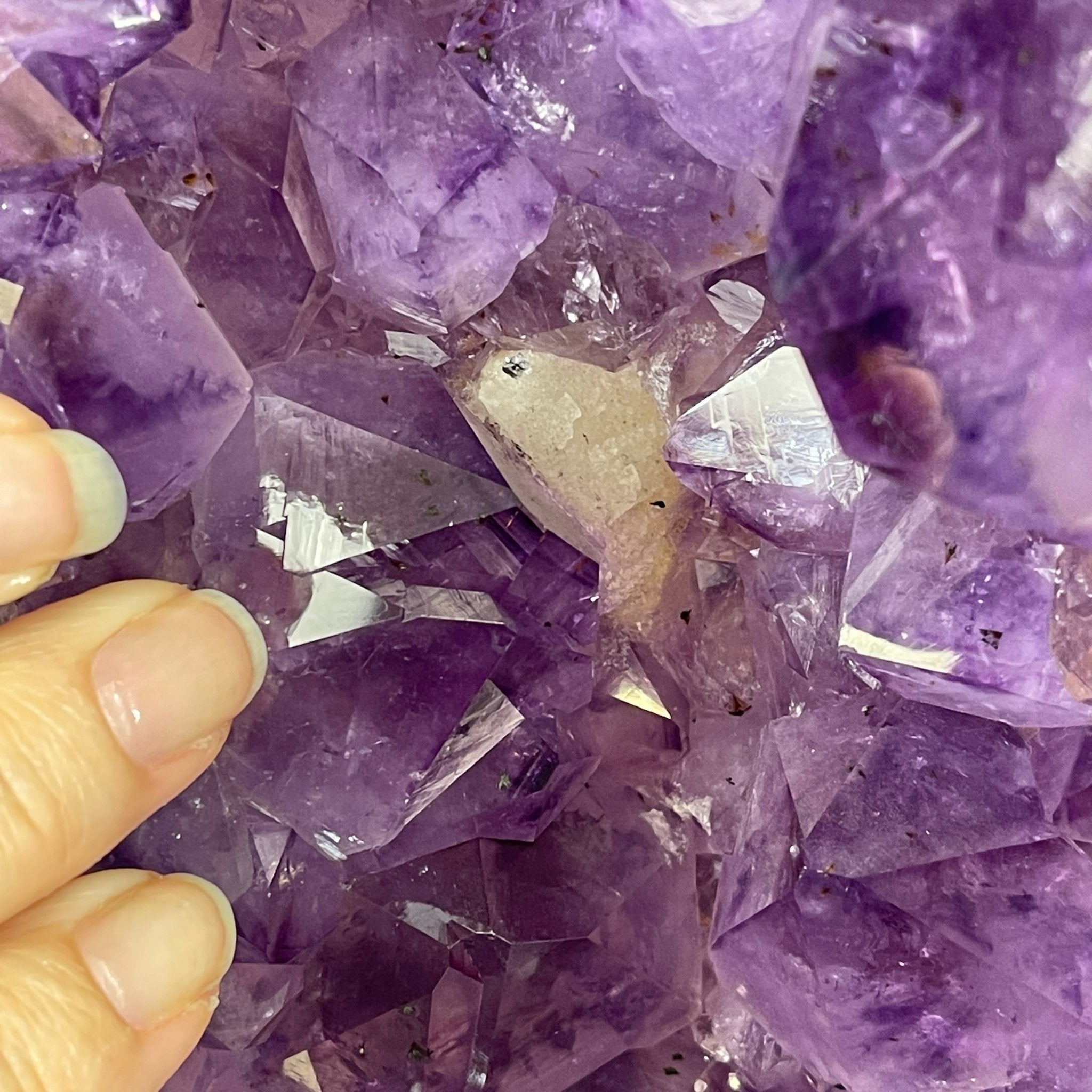 Extra Quality Polished Brazilian Amethyst Cathedral, 76.7 lbs & 16.75" tall Model #5602-0103 by Brazil Gems - Brazil GemsBrazil GemsExtra Quality Polished Brazilian Amethyst Cathedral, 76.7 lbs & 16.75" tall Model #5602-0103 by Brazil GemsPolished Cathedrals5602-0103