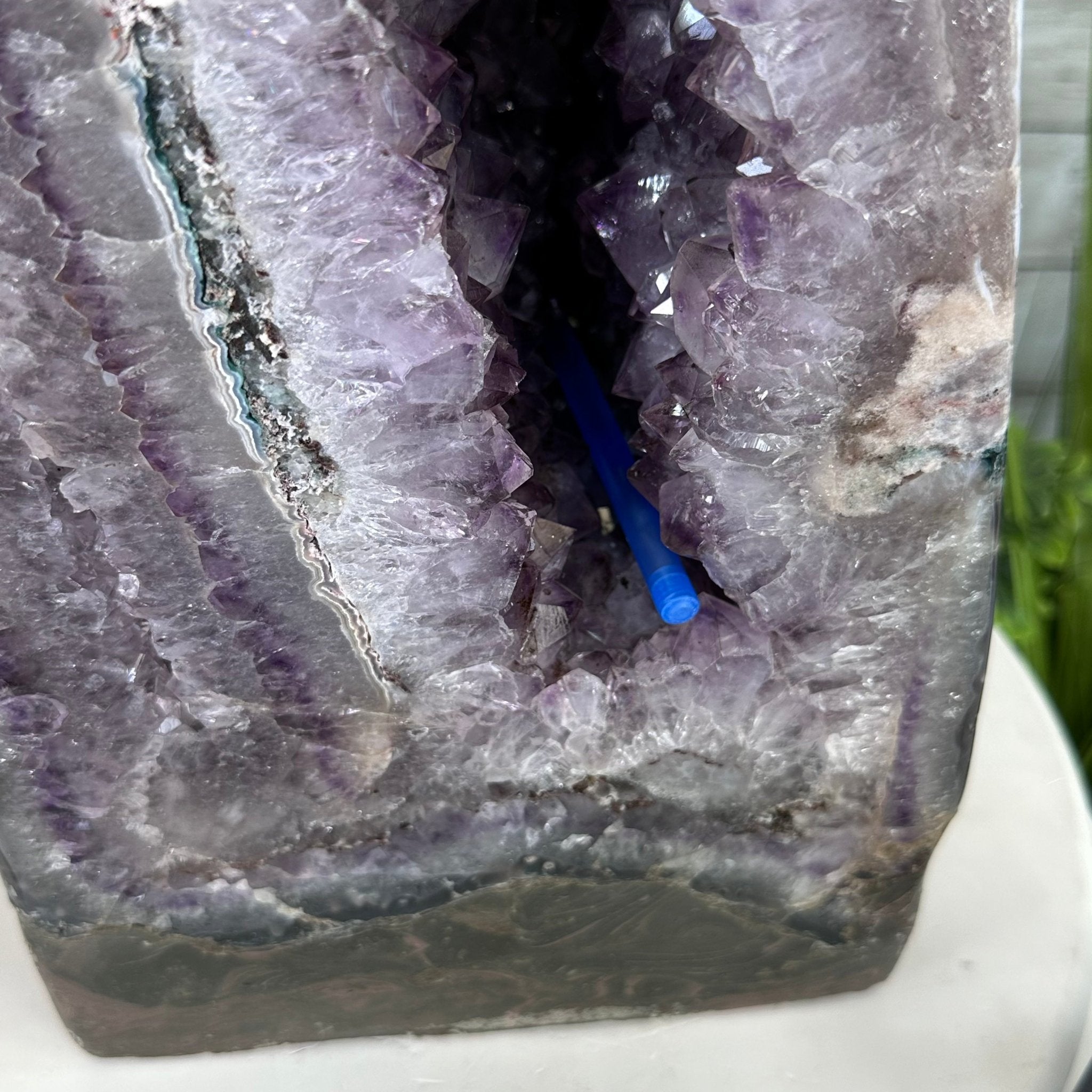 Extra Quality Polished Brazilian Amethyst Cathedral, 78.6 lbs & 24.5" tall Model #5602-0178 by Brazil Gems - Brazil GemsBrazil GemsExtra Quality Polished Brazilian Amethyst Cathedral, 78.6 lbs & 24.5" tall Model #5602-0178 by Brazil GemsPolished Cathedrals5602-0178