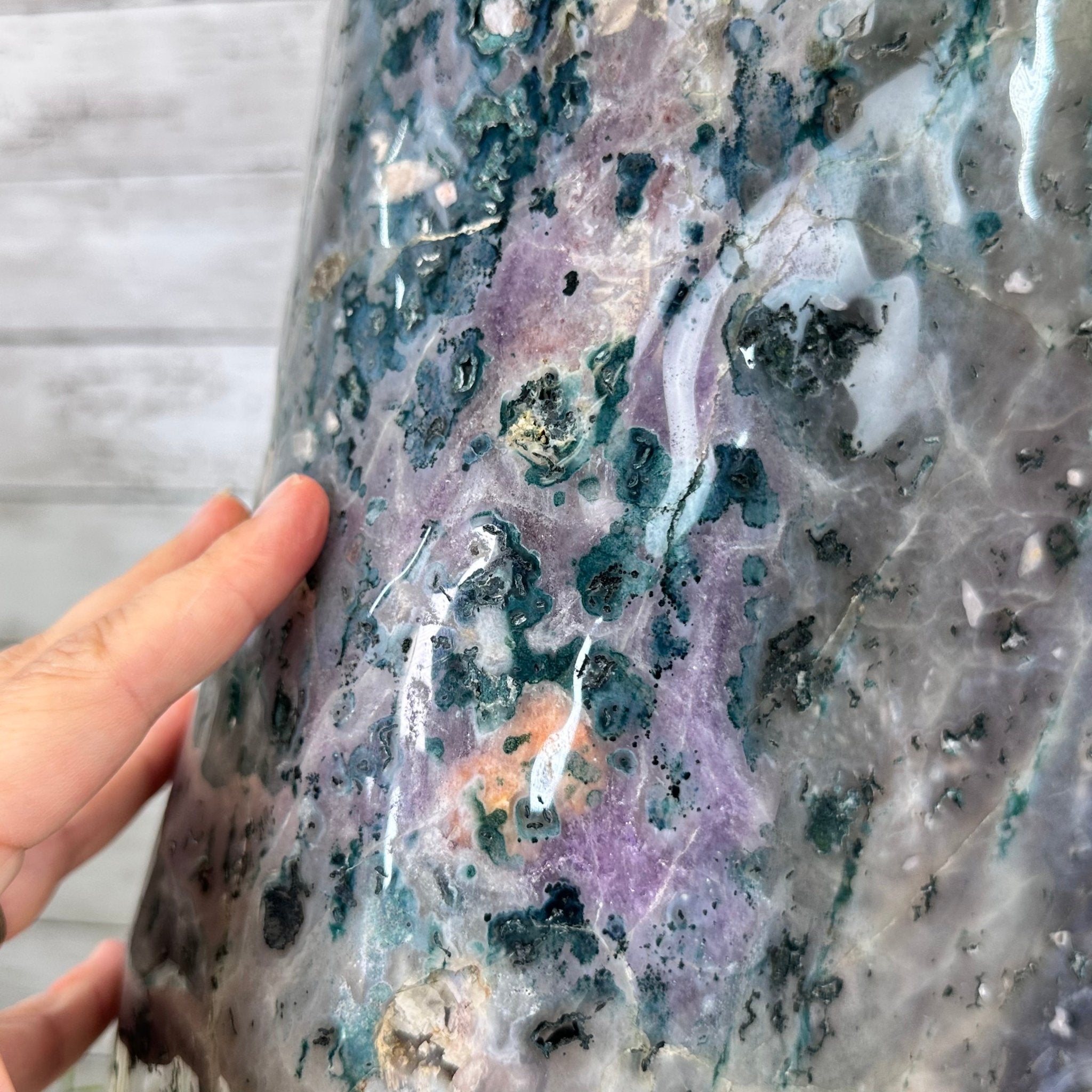 Extra Quality Polished Brazilian Amethyst Cathedral, 78.6 lbs & 24.5" tall Model #5602-0178 by Brazil Gems - Brazil GemsBrazil GemsExtra Quality Polished Brazilian Amethyst Cathedral, 78.6 lbs & 24.5" tall Model #5602-0178 by Brazil GemsPolished Cathedrals5602-0178