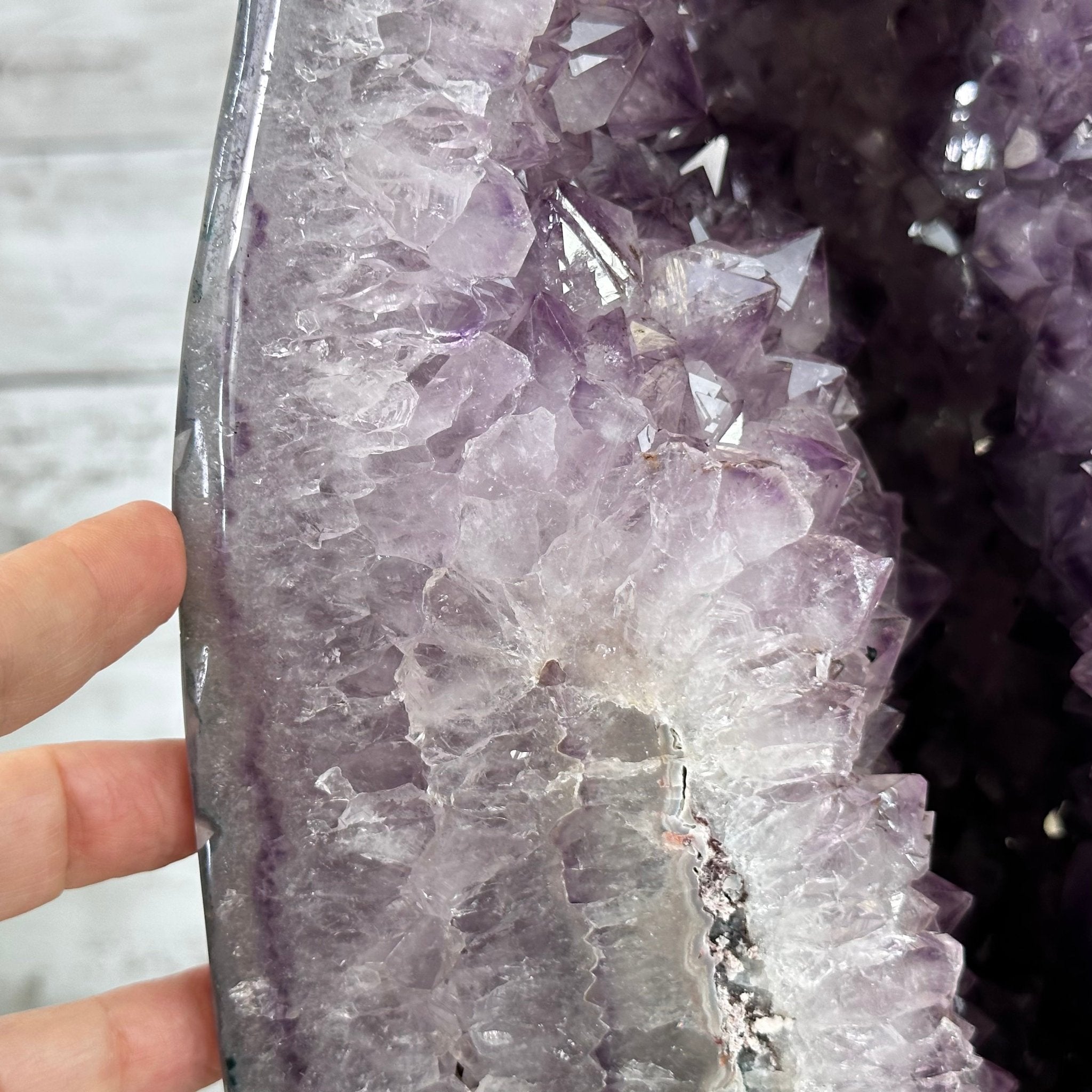 Extra Quality Polished Brazilian Amethyst Cathedral, 78.6 lbs & 24.5" tall Model #5602-0178 by Brazil Gems - Brazil GemsBrazil GemsExtra Quality Polished Brazilian Amethyst Cathedral, 78.6 lbs & 24.5" tall Model #5602-0178 by Brazil GemsPolished Cathedrals5602-0178