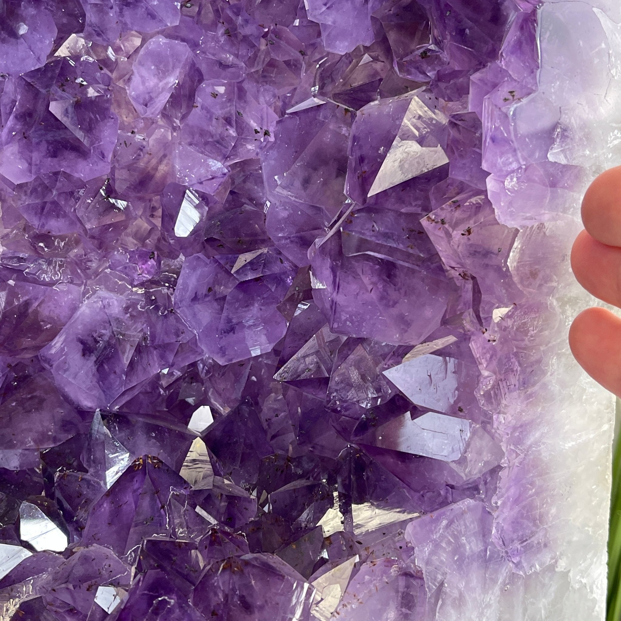 Extra Quality Polished Brazilian Amethyst Cathedral, 80.9 lbs & 15.5" tall Model #5602-0105 by Brazil Gems - Brazil GemsBrazil GemsExtra Quality Polished Brazilian Amethyst Cathedral, 80.9 lbs & 15.5" tall Model #5602-0105 by Brazil GemsPolished Cathedrals5602-0105