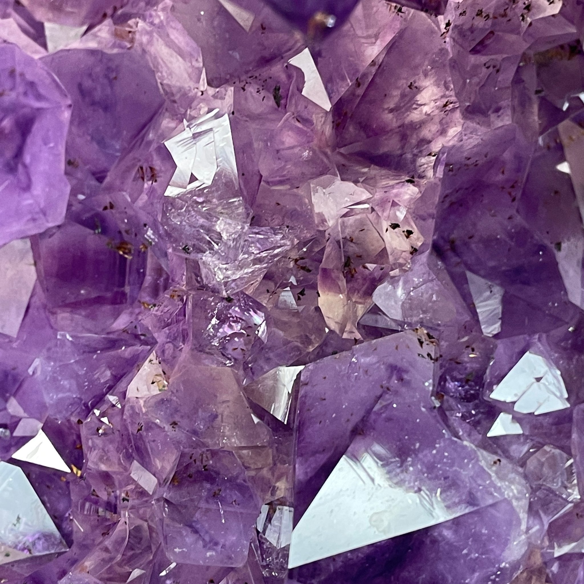 Extra Quality Polished Brazilian Amethyst Cathedral, 80.9 lbs & 15.5" tall Model #5602-0105 by Brazil Gems - Brazil GemsBrazil GemsExtra Quality Polished Brazilian Amethyst Cathedral, 80.9 lbs & 15.5" tall Model #5602-0105 by Brazil GemsPolished Cathedrals5602-0105